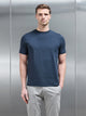 Essential Slim Fit Cotton Stretch T-Shirt in Navy