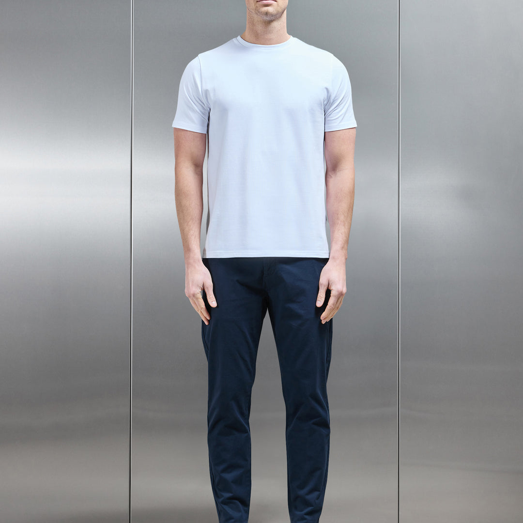 Essential Slim Fit Cotton Stretch T-Shirt in White