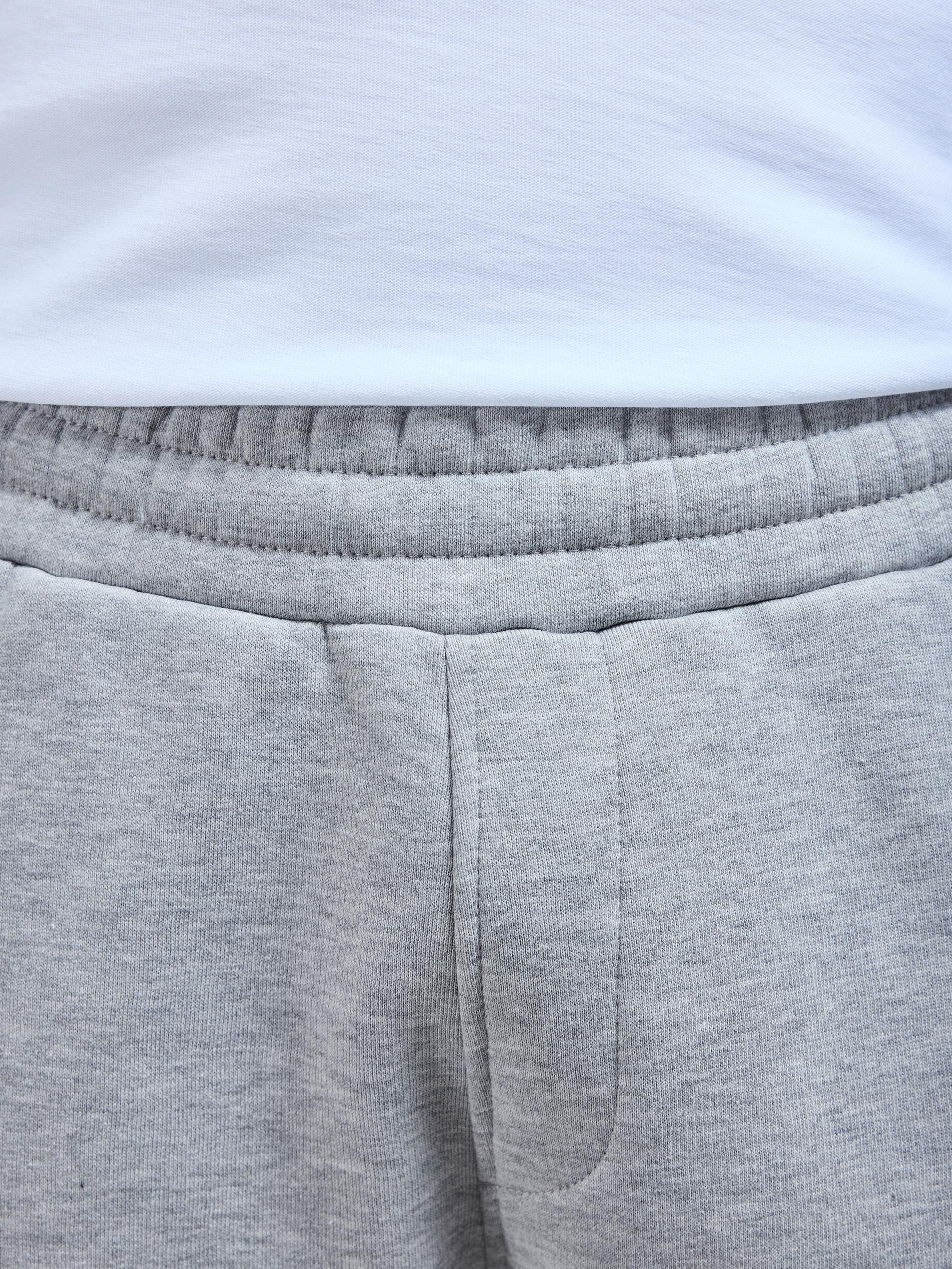Essential Straight Leg Jogger in Marl Grey