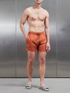 Essential Swim Short in Burnt Orange