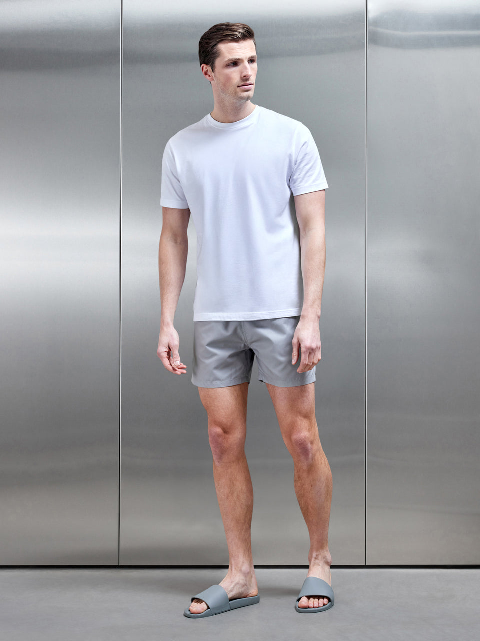 Essential Swim Short in Stone