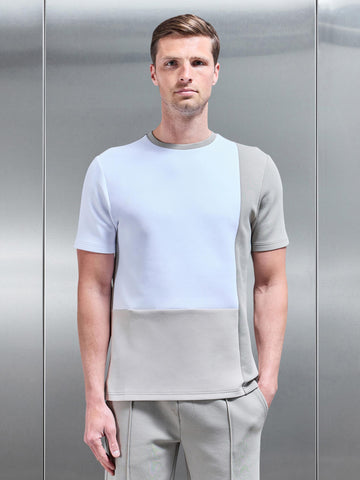 Everyday Luxe Colour Block T-Shirt in White