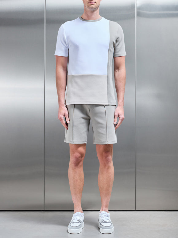 Everyday Luxe Colour Block T-Shirt in White