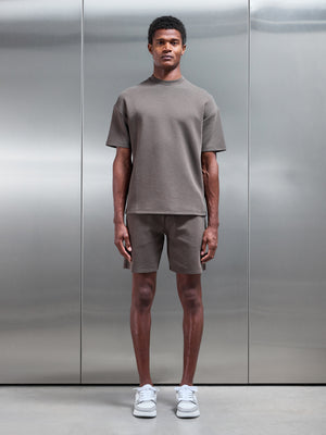 Everyday Luxe Relaxed Short in Brown