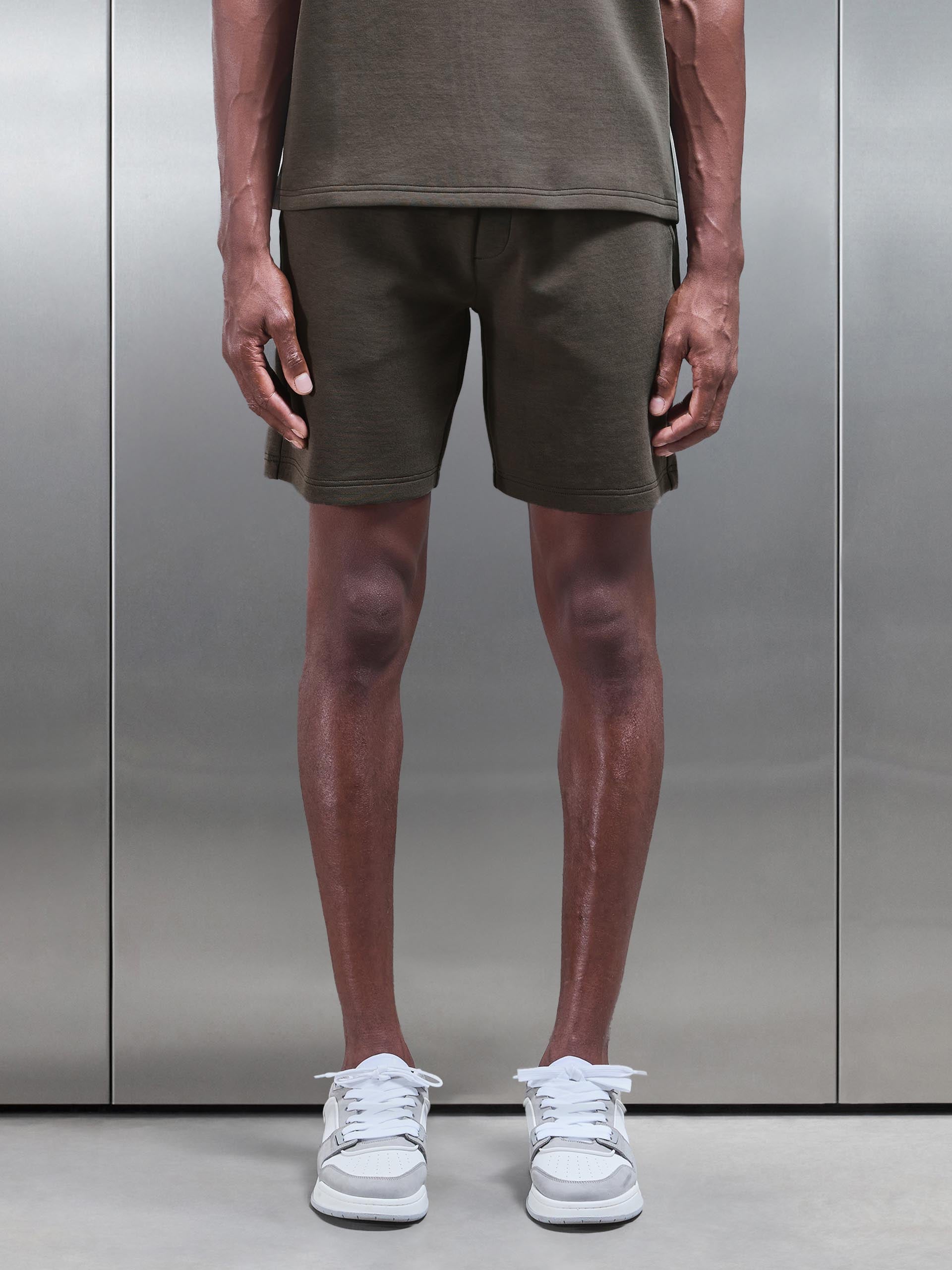 Everyday Luxe Relaxed Short in Brown