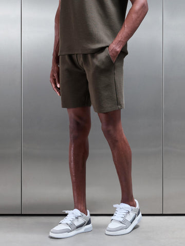 Everyday Luxe Relaxed Short in Brown