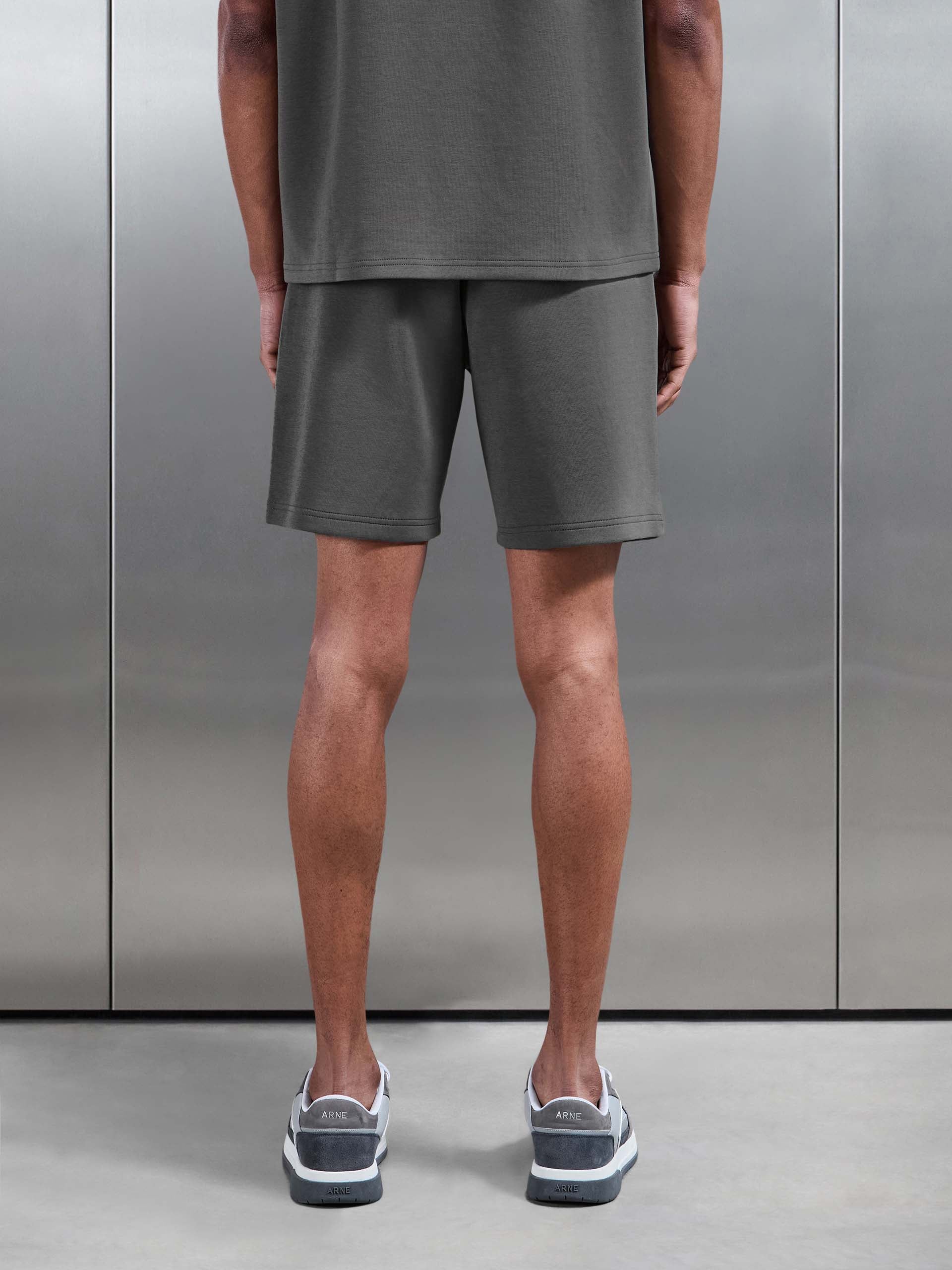 Everyday Luxe Relaxed Short in Grey