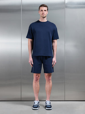Everyday Luxe Relaxed Short in Navy