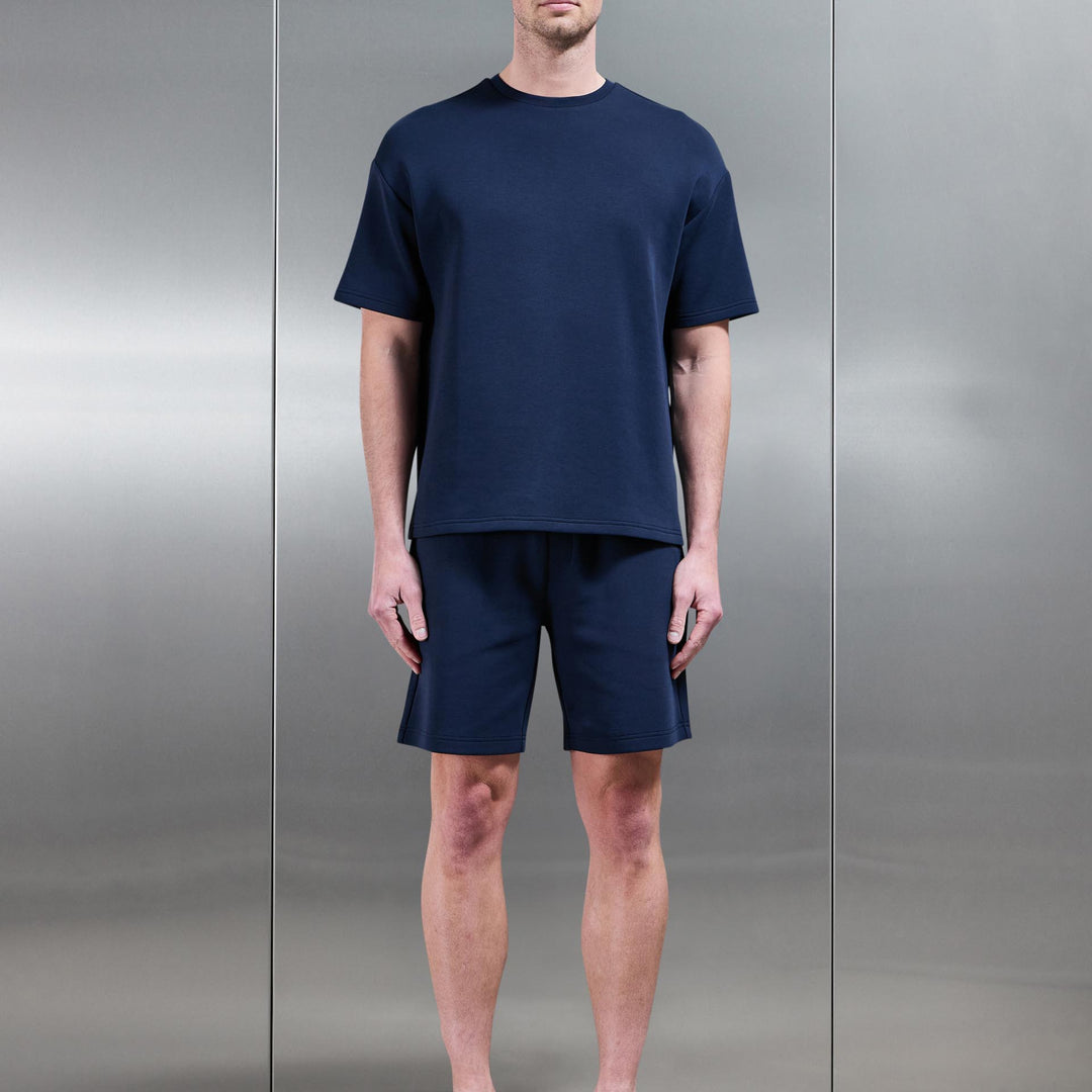 Everyday Luxe Relaxed Short in Navy