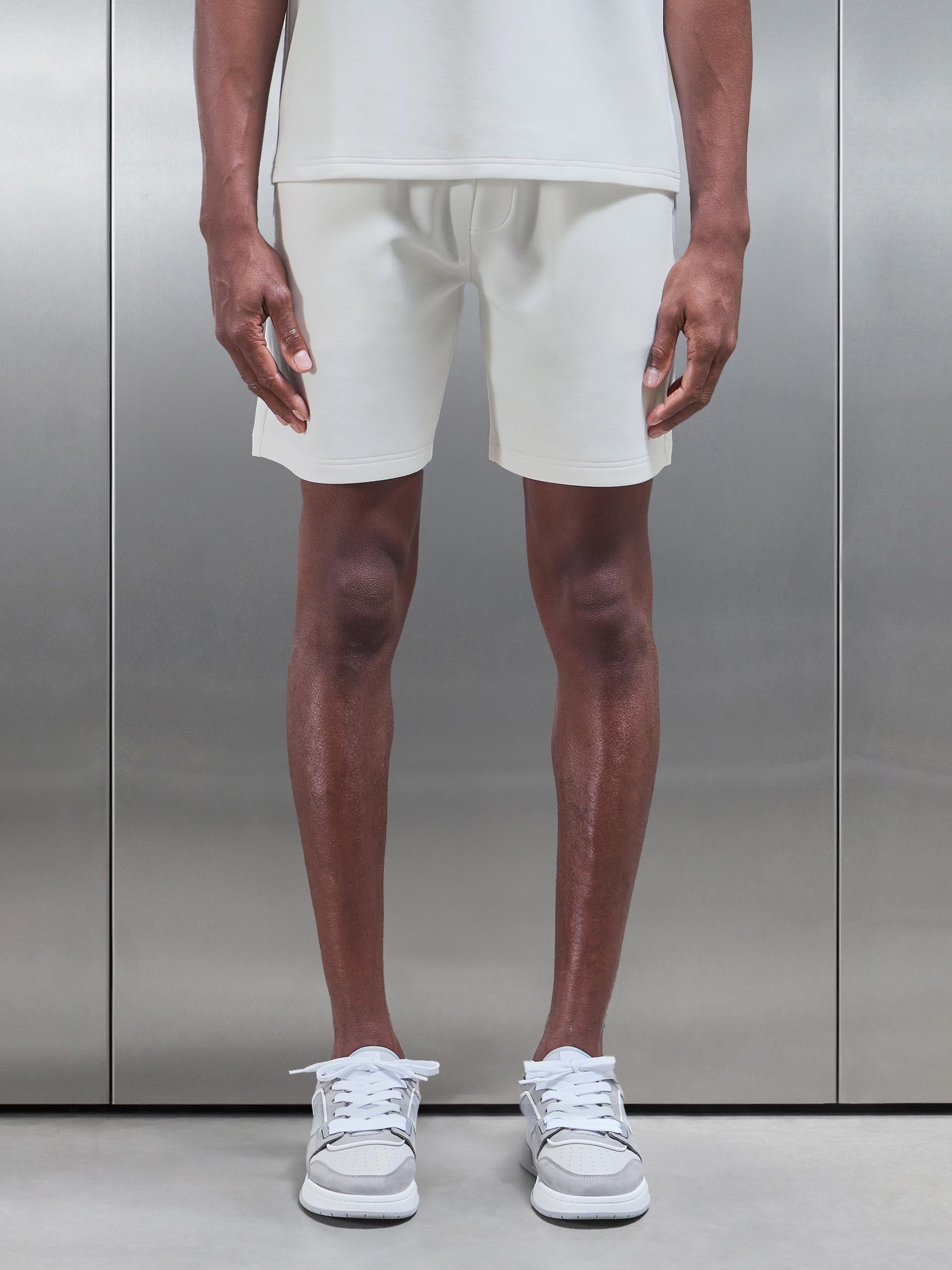 Everyday Luxe Relaxed Short in Off White
