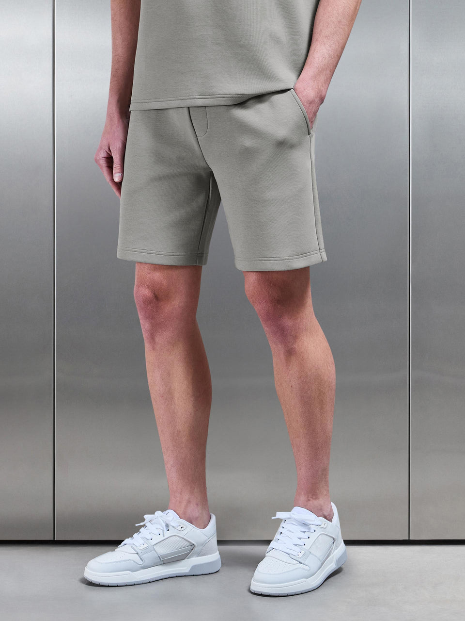 Everyday Luxe Relaxed Short in Stone