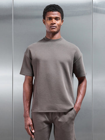 Everyday Luxe Relaxed T-Shirt in Brown