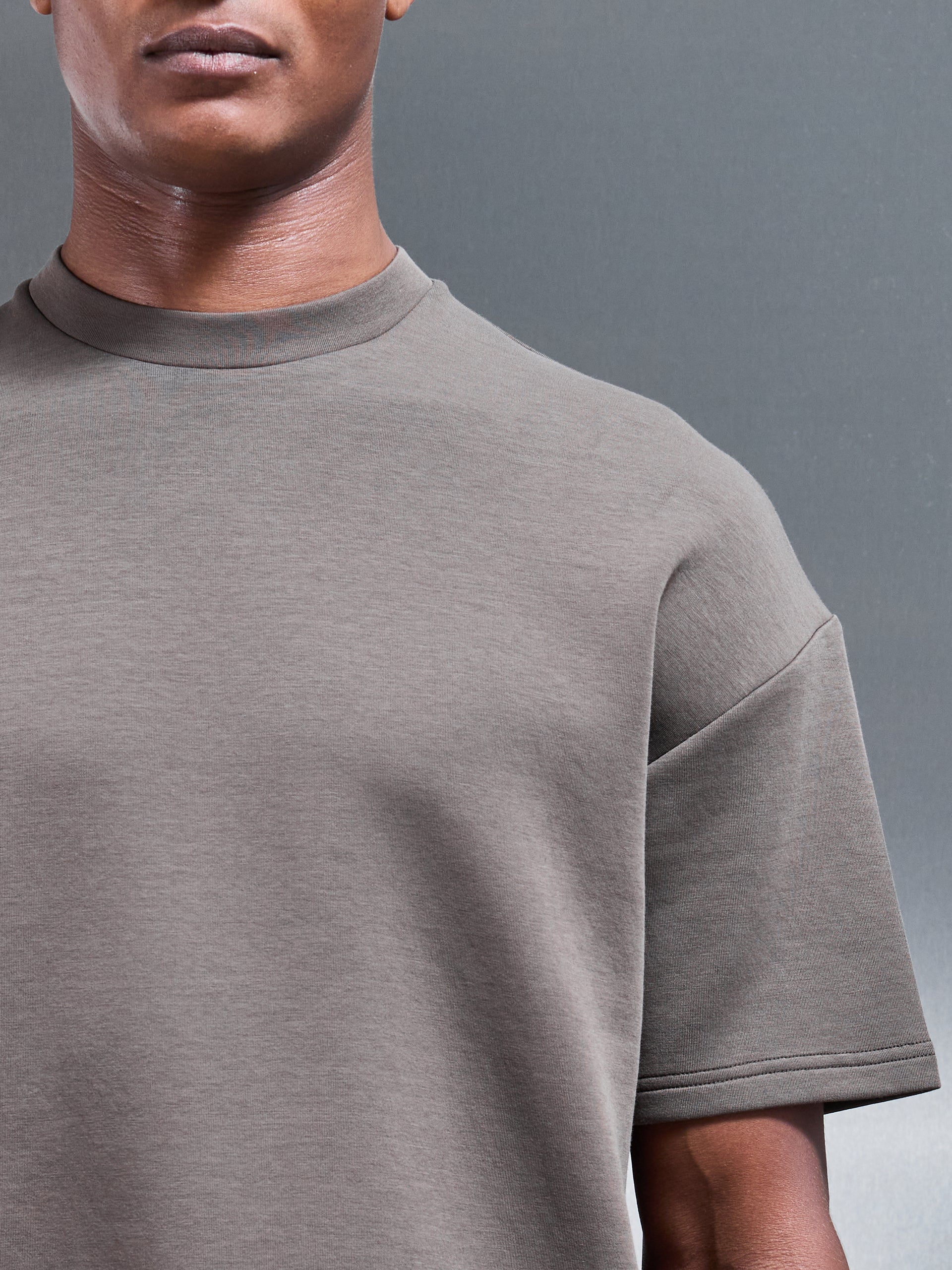 Everyday Luxe Relaxed T-Shirt in Brown