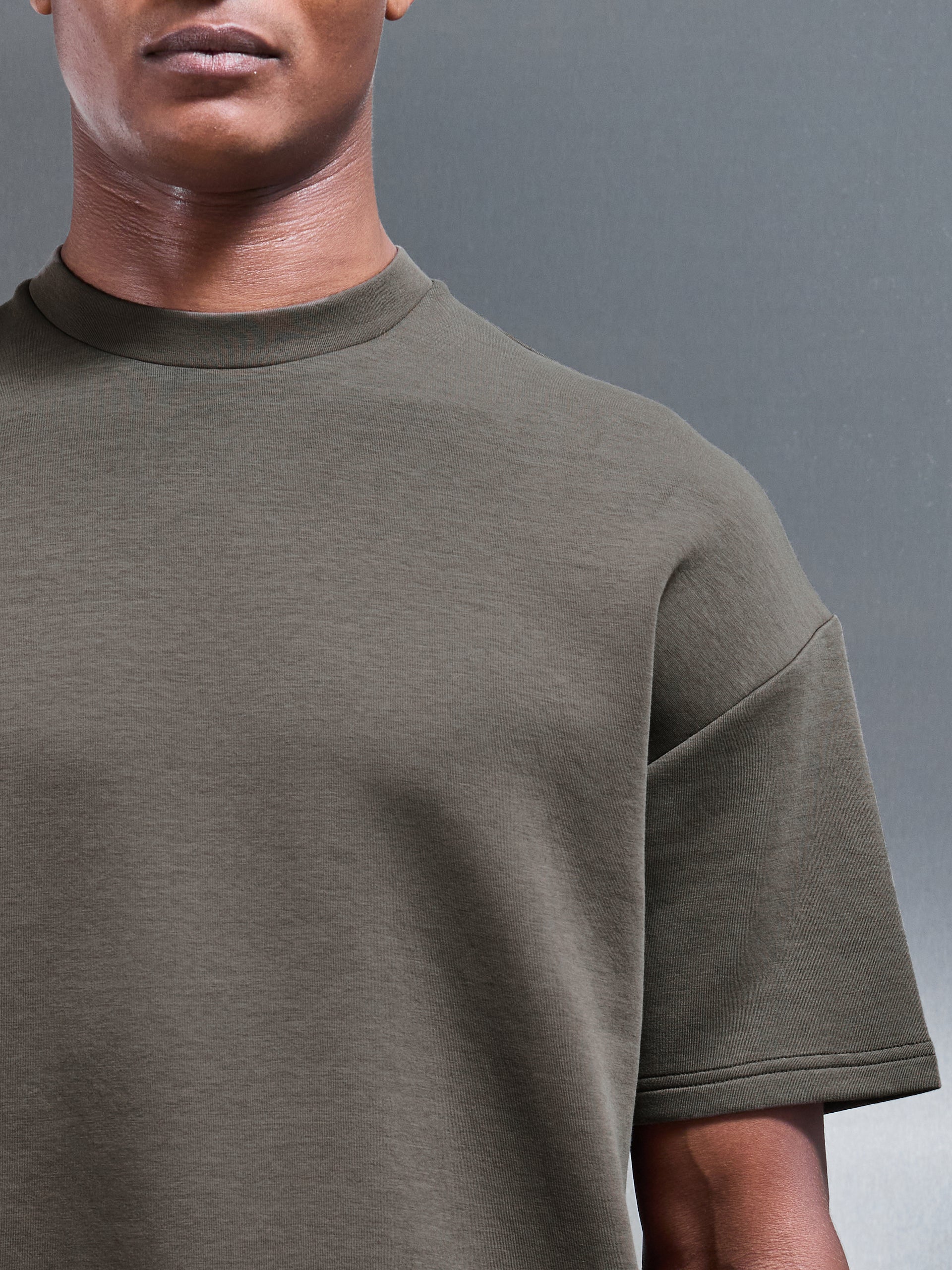 Everyday Luxe Relaxed T-Shirt in Brown