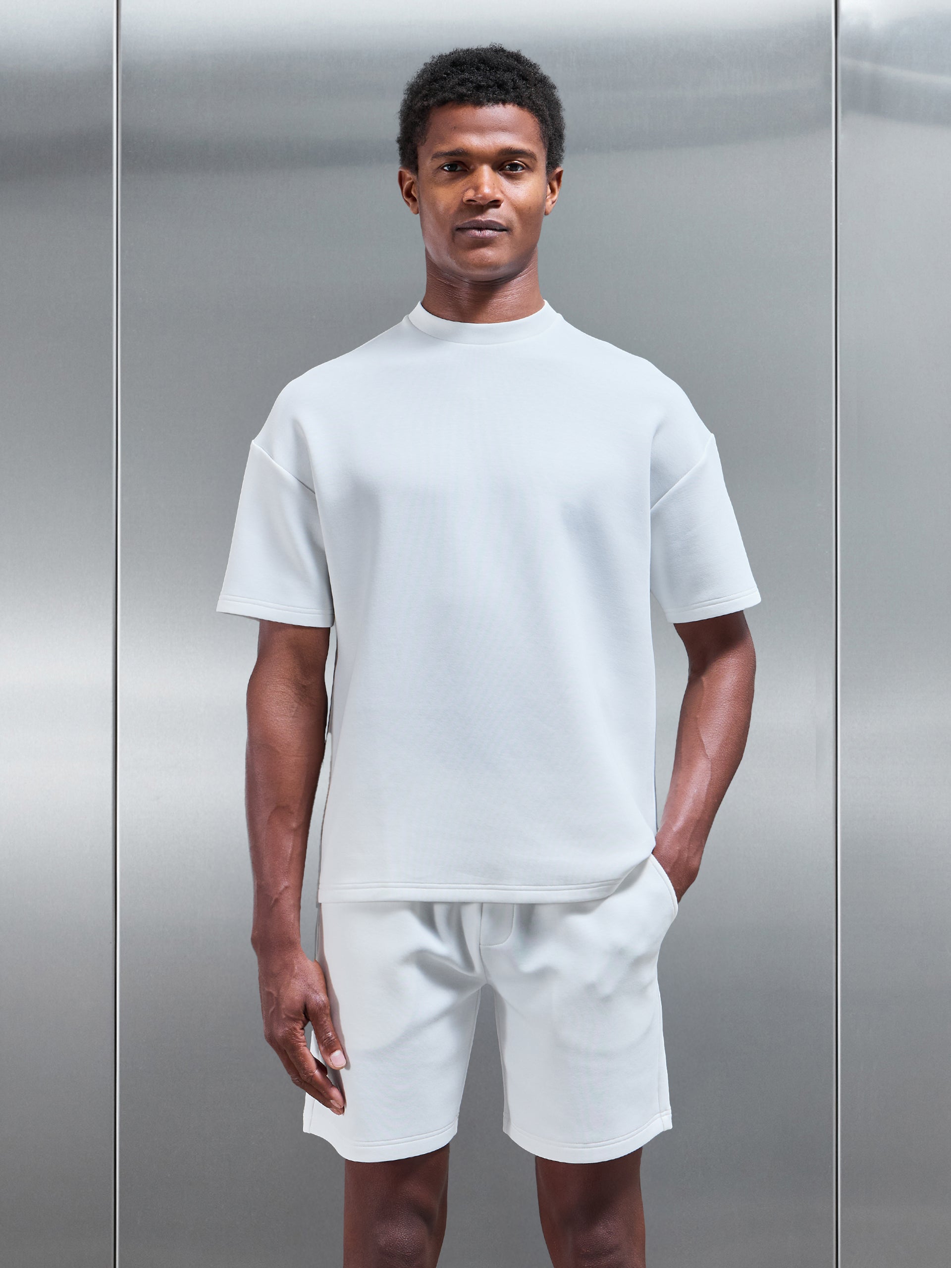 Everyday Luxe Relaxed T-Shirt in Off White