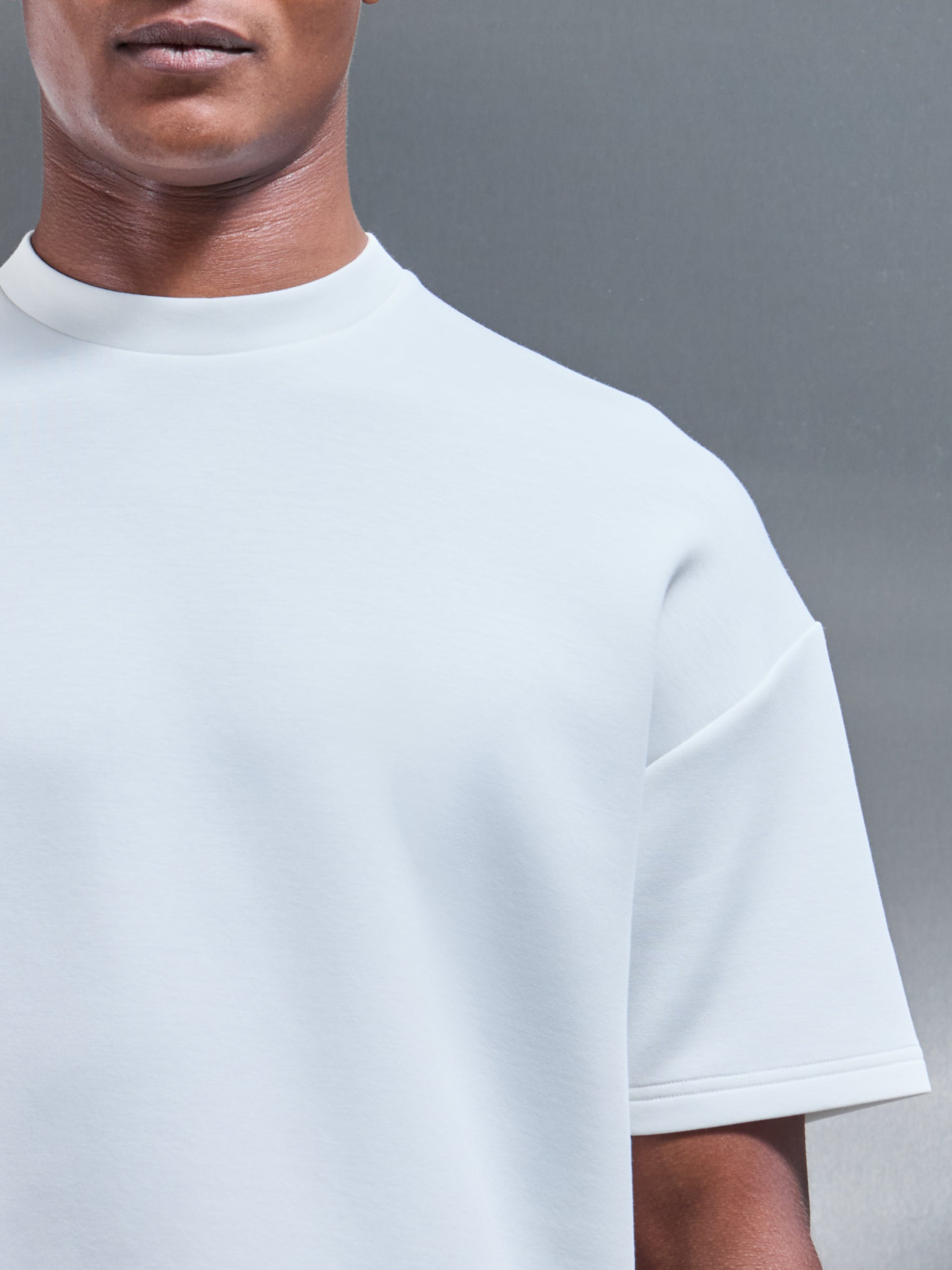 Everyday Luxe Relaxed T-Shirt in Off White