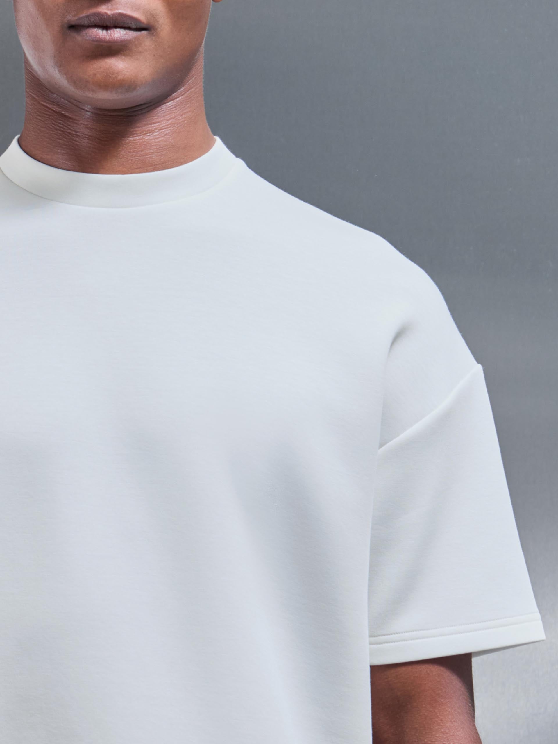 Everyday Luxe Relaxed T-Shirt in Off White