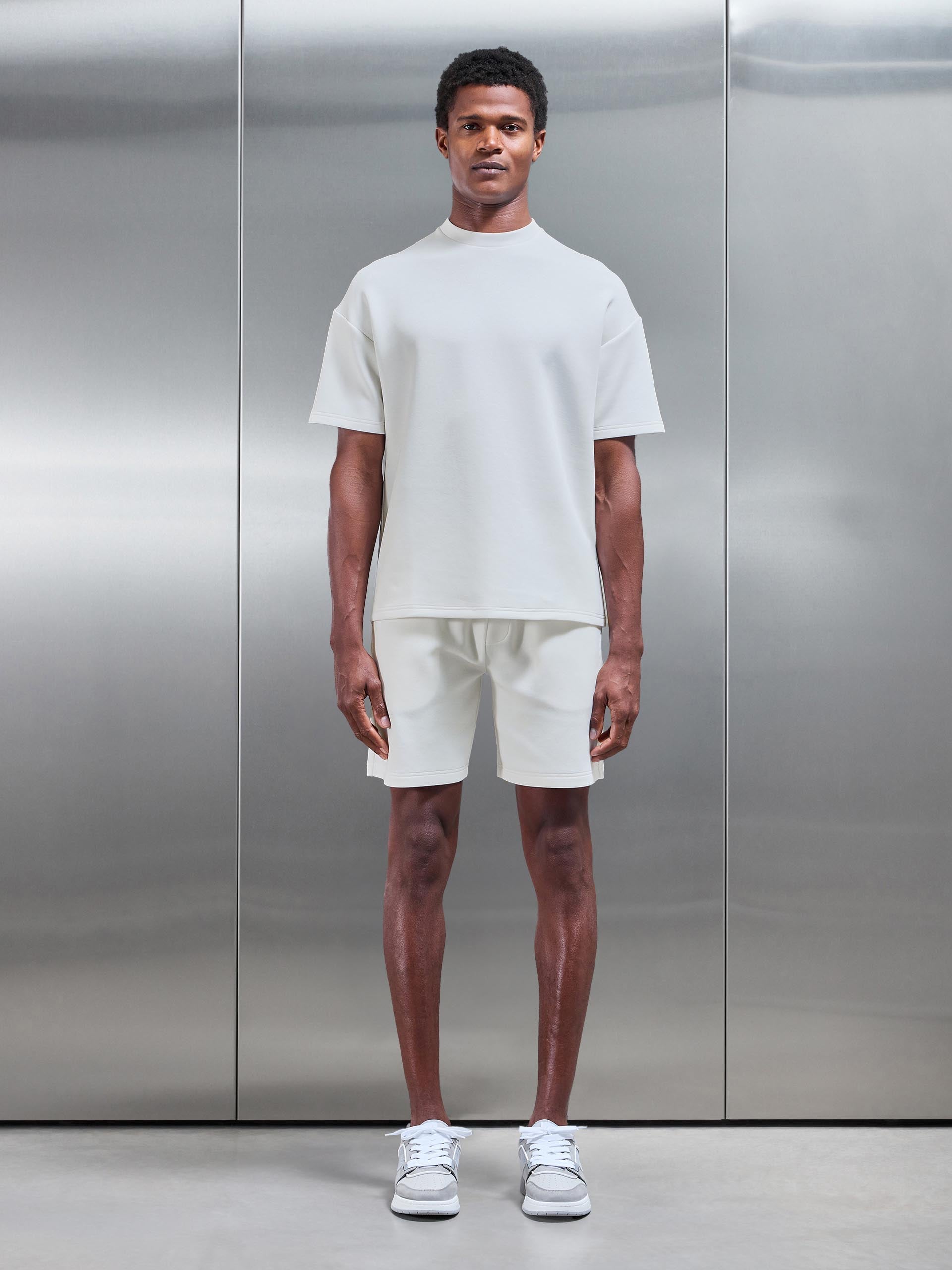 Everyday Luxe Relaxed T-Shirt in Off White
