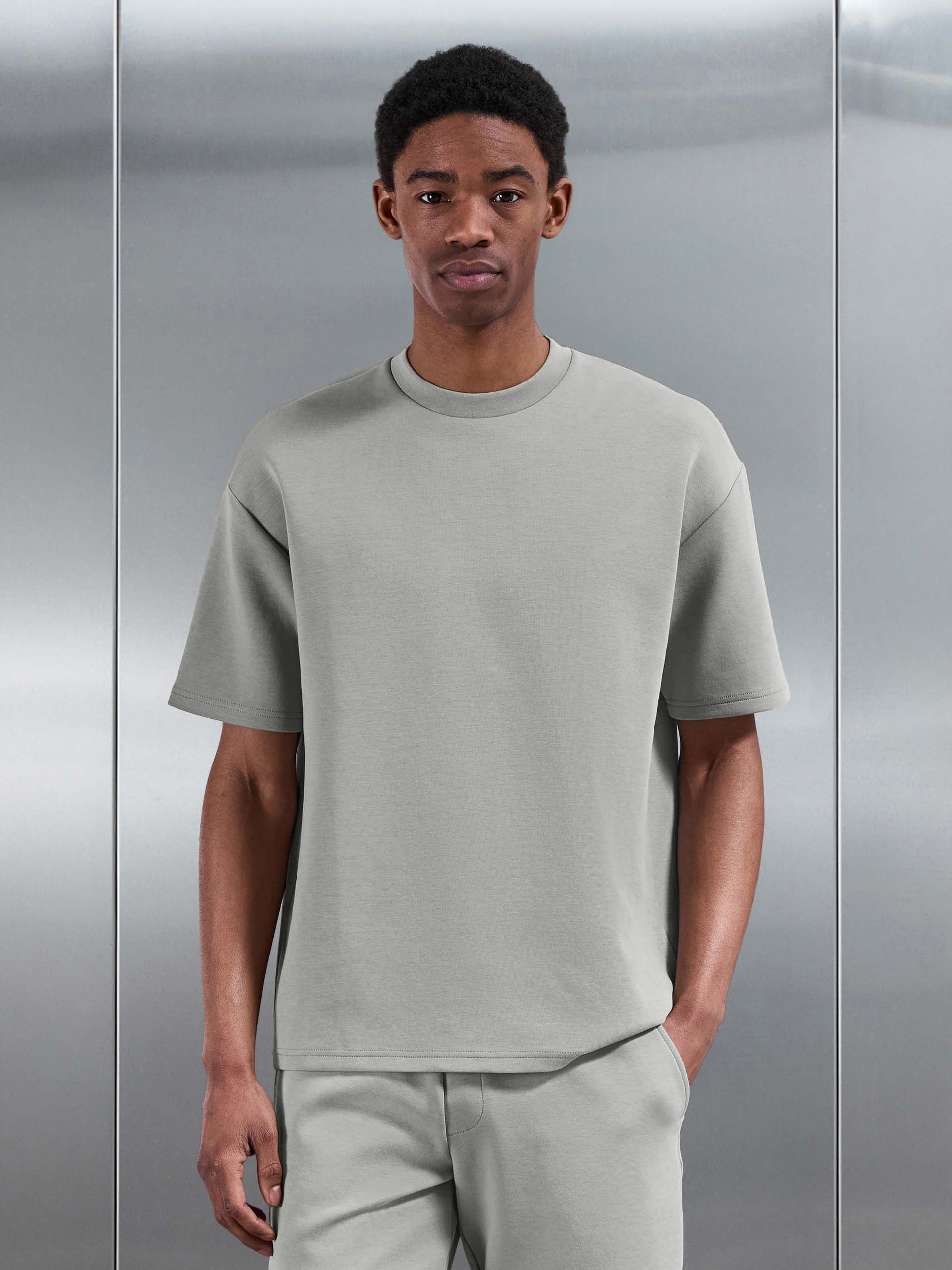Everyday Luxe Relaxed T-Shirt in Stone