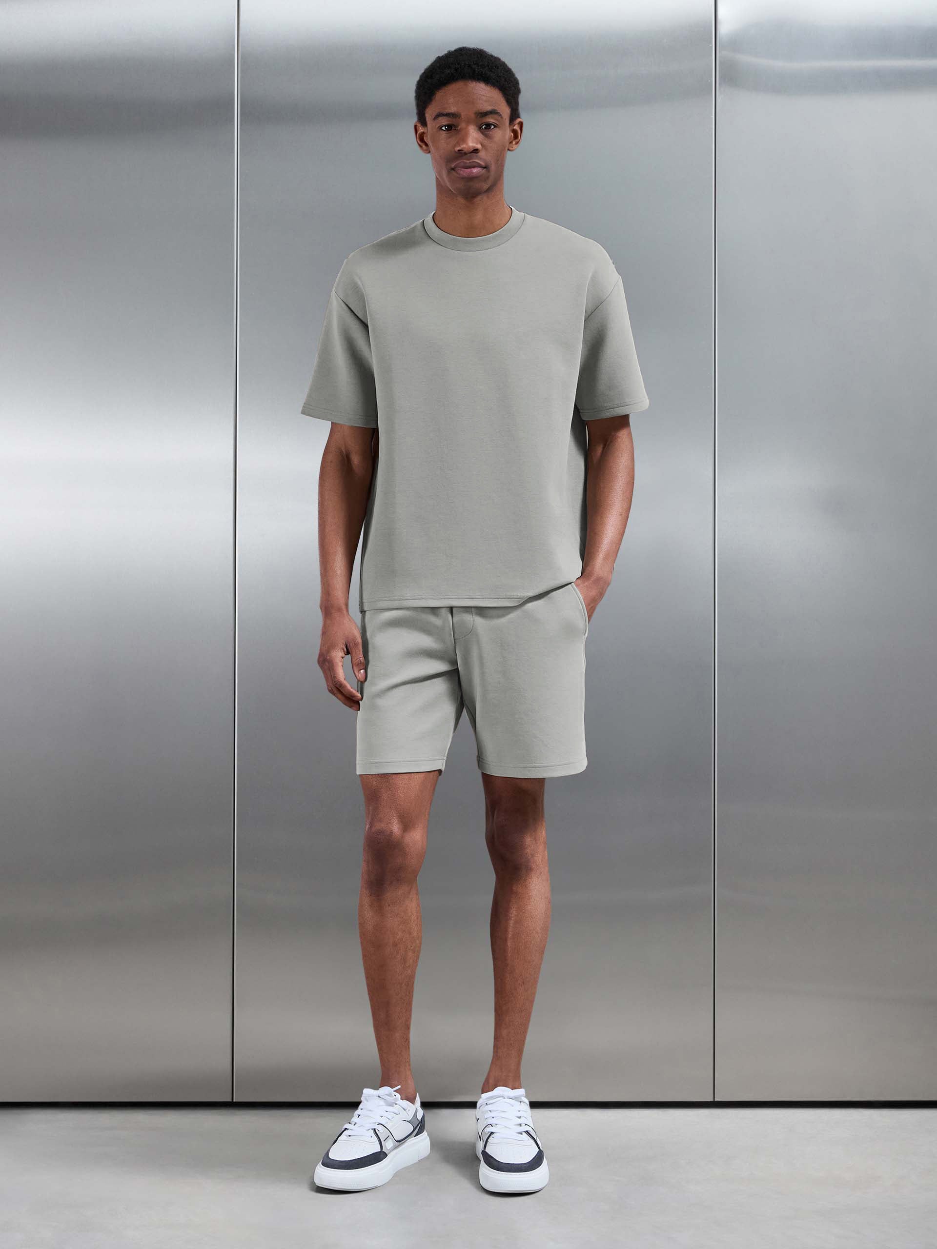 Everyday Luxe Relaxed T-Shirt in Stone