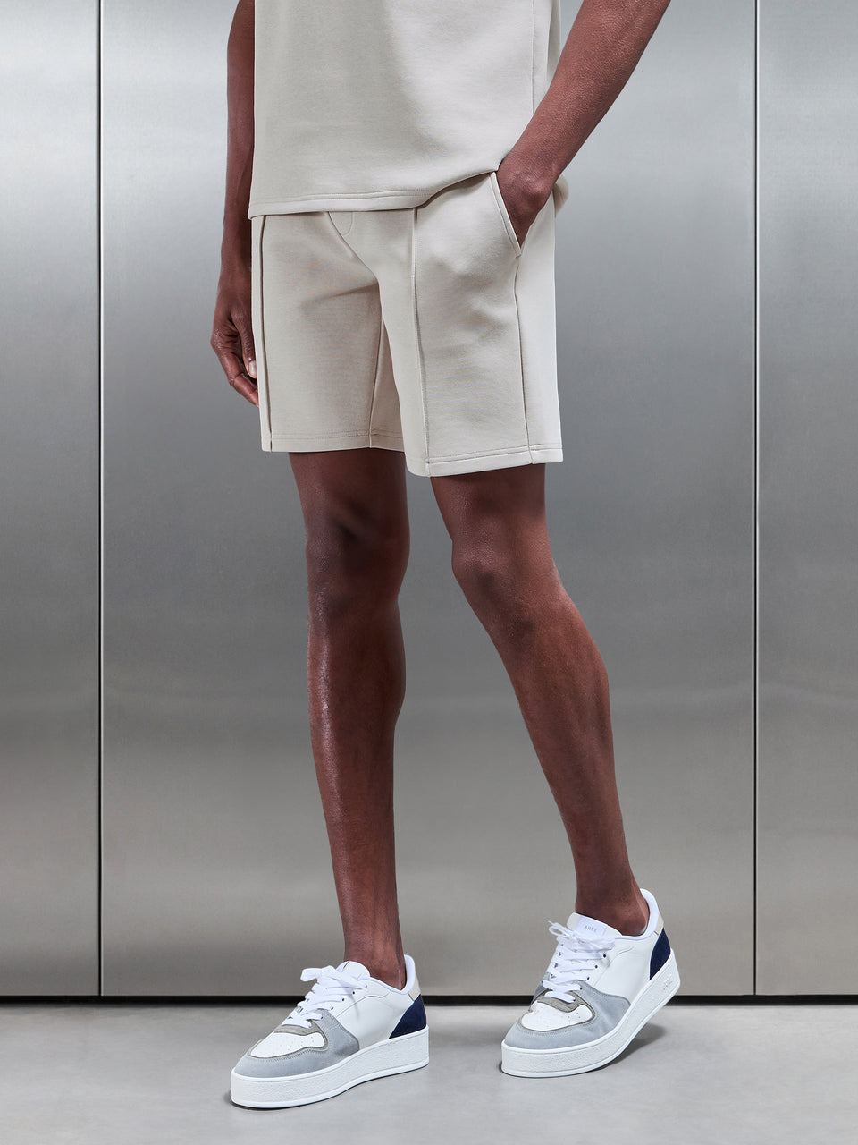 Everyday Luxe Short in Beige