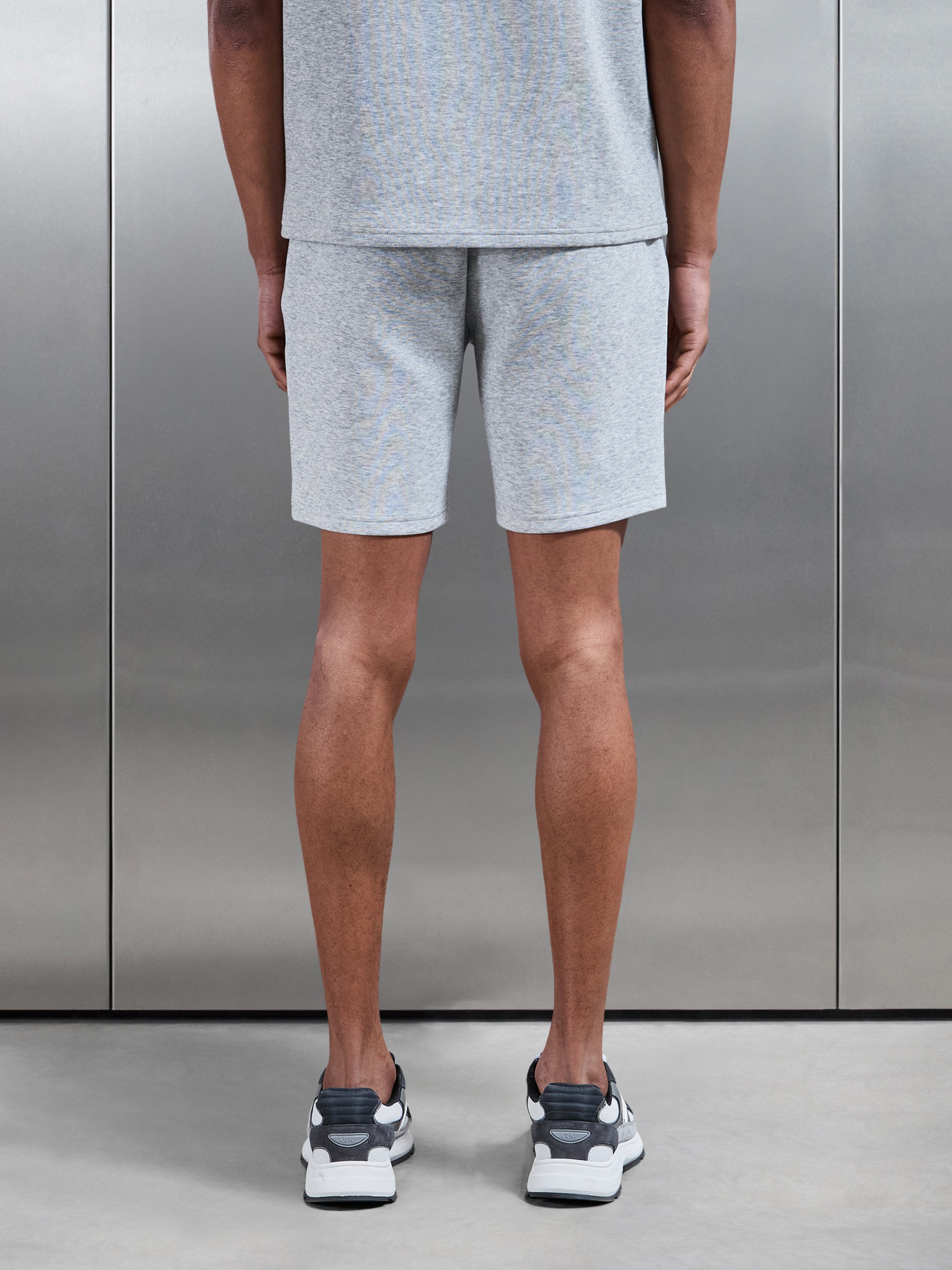 Everyday Luxe Short in Marl Grey