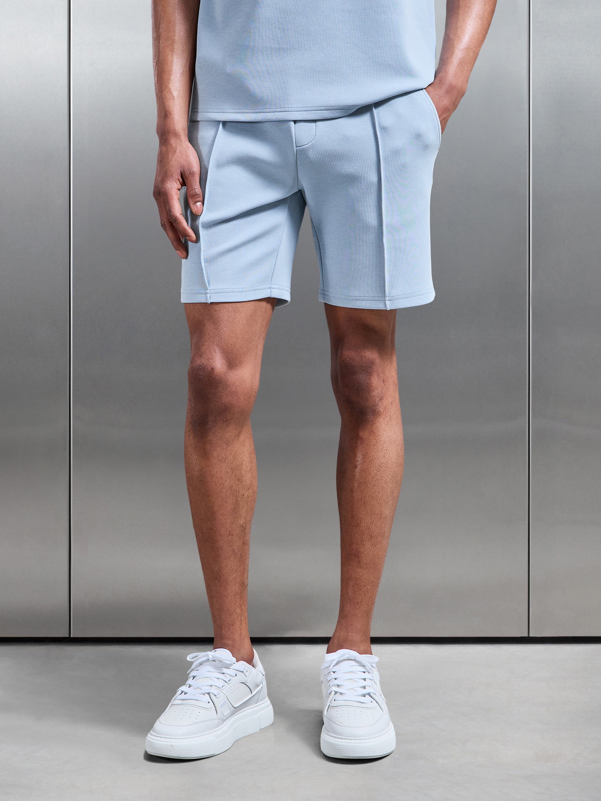 Everyday Luxe Short in Soft Blue