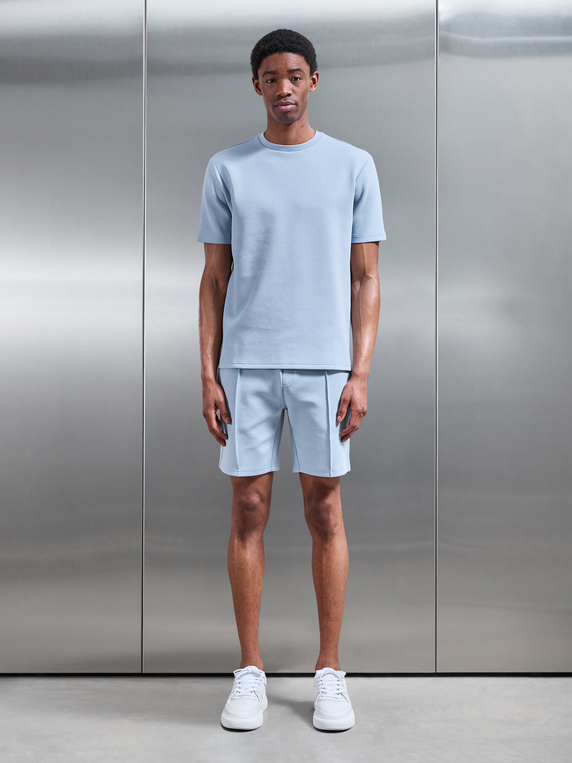 Everyday Luxe Short in Soft Blue