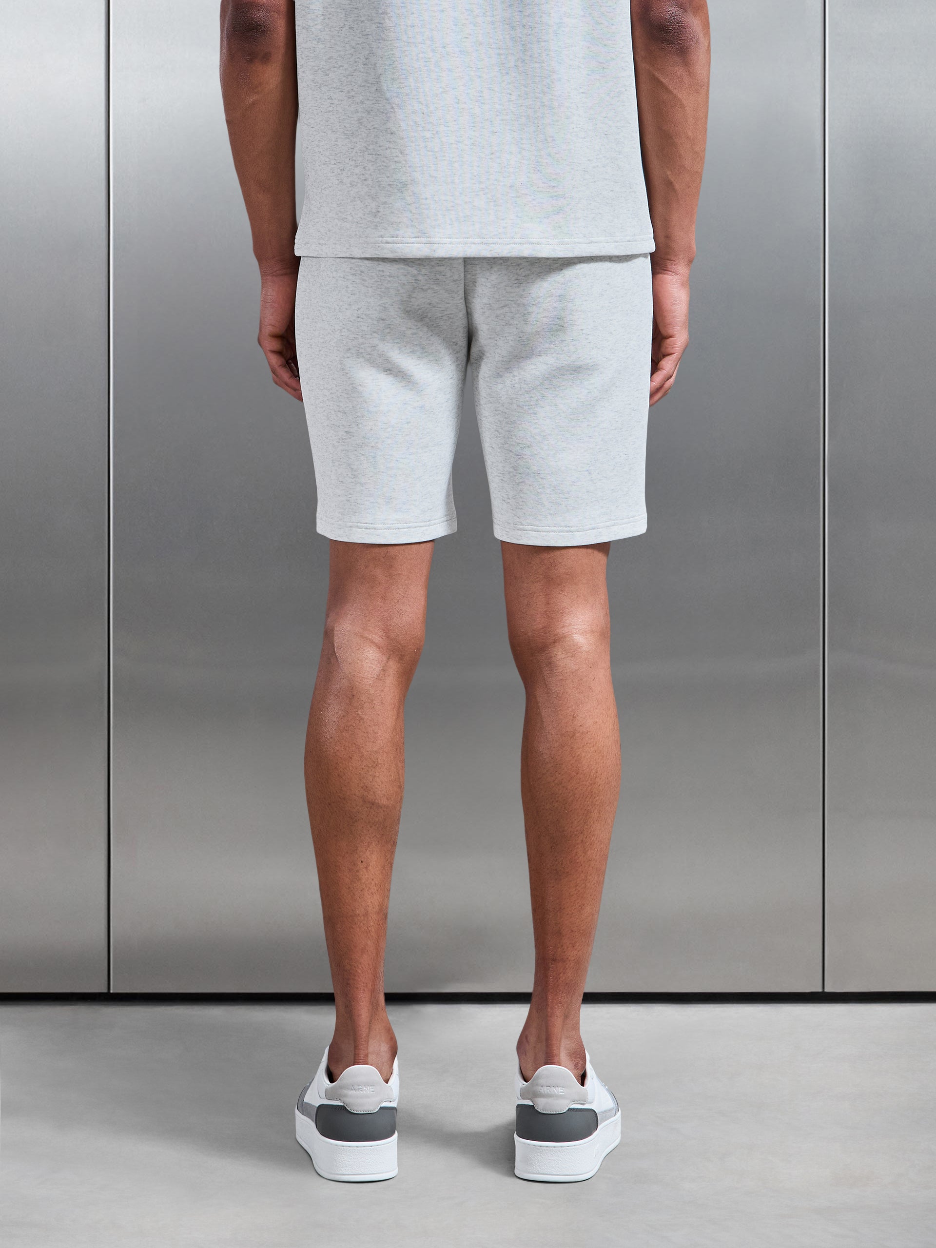 Everyday Luxe Short in White Marl