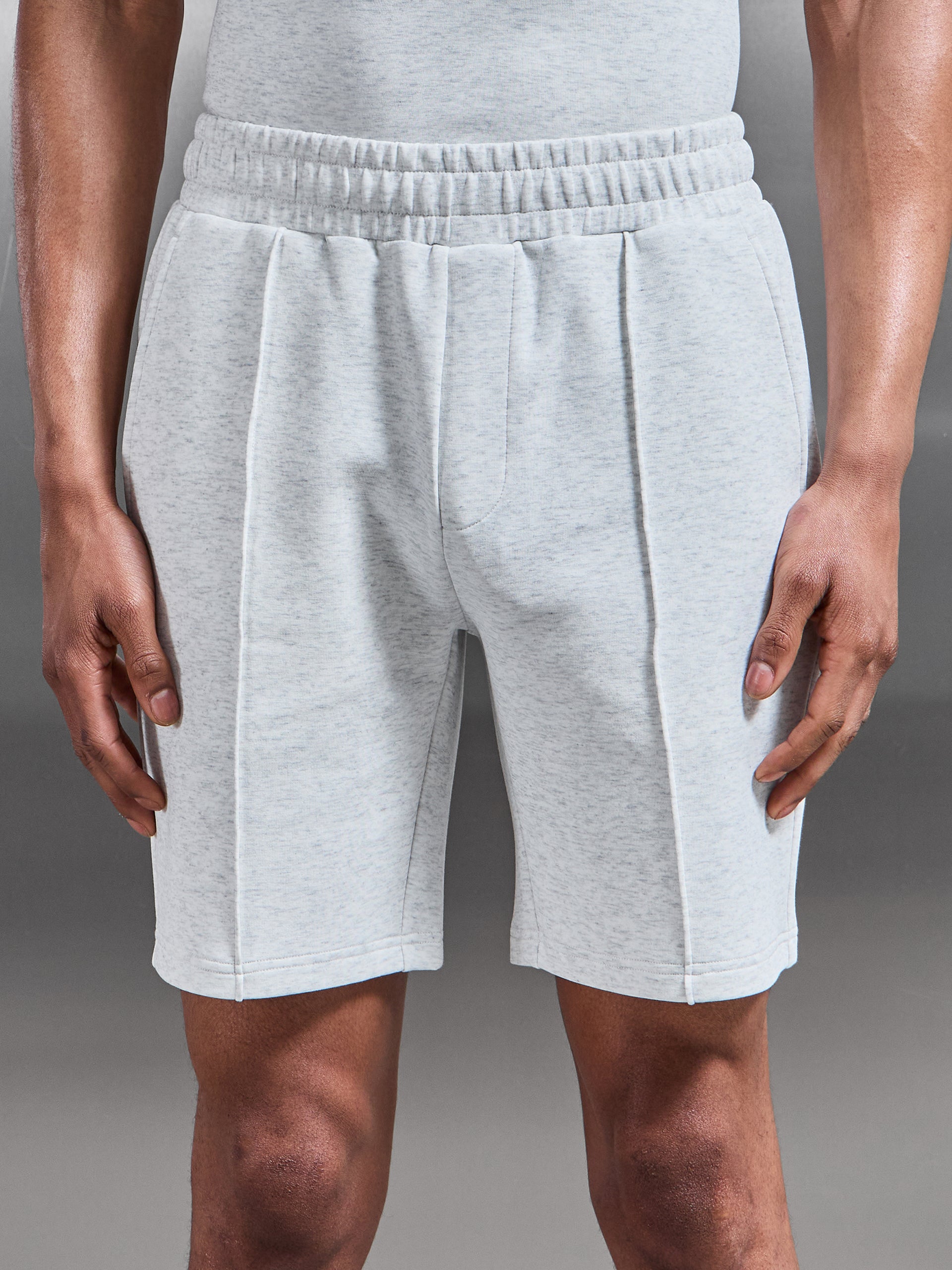 Everyday Luxe Short in White Marl
