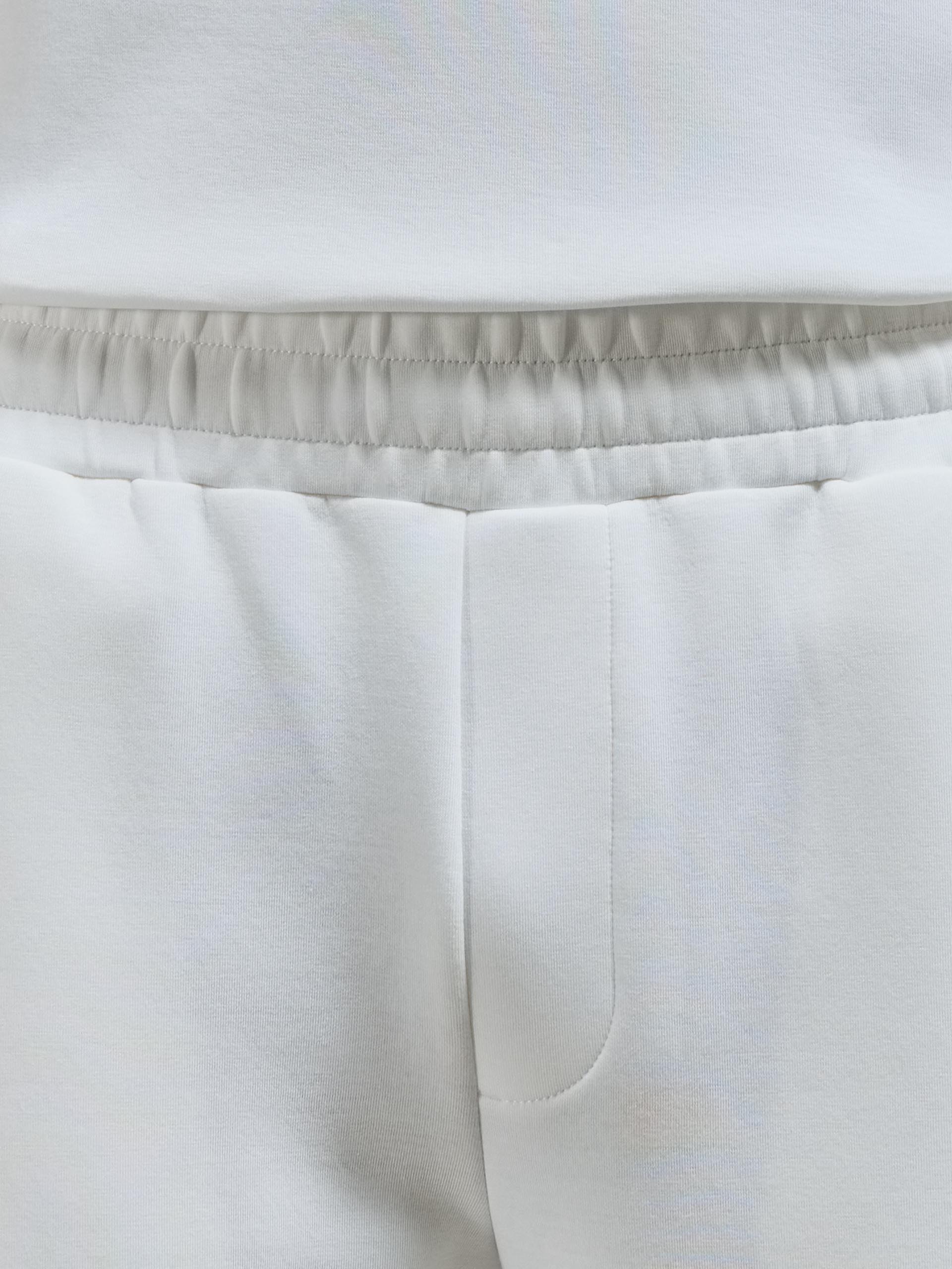 Everyday Luxe Straight Leg Jogger in Off White