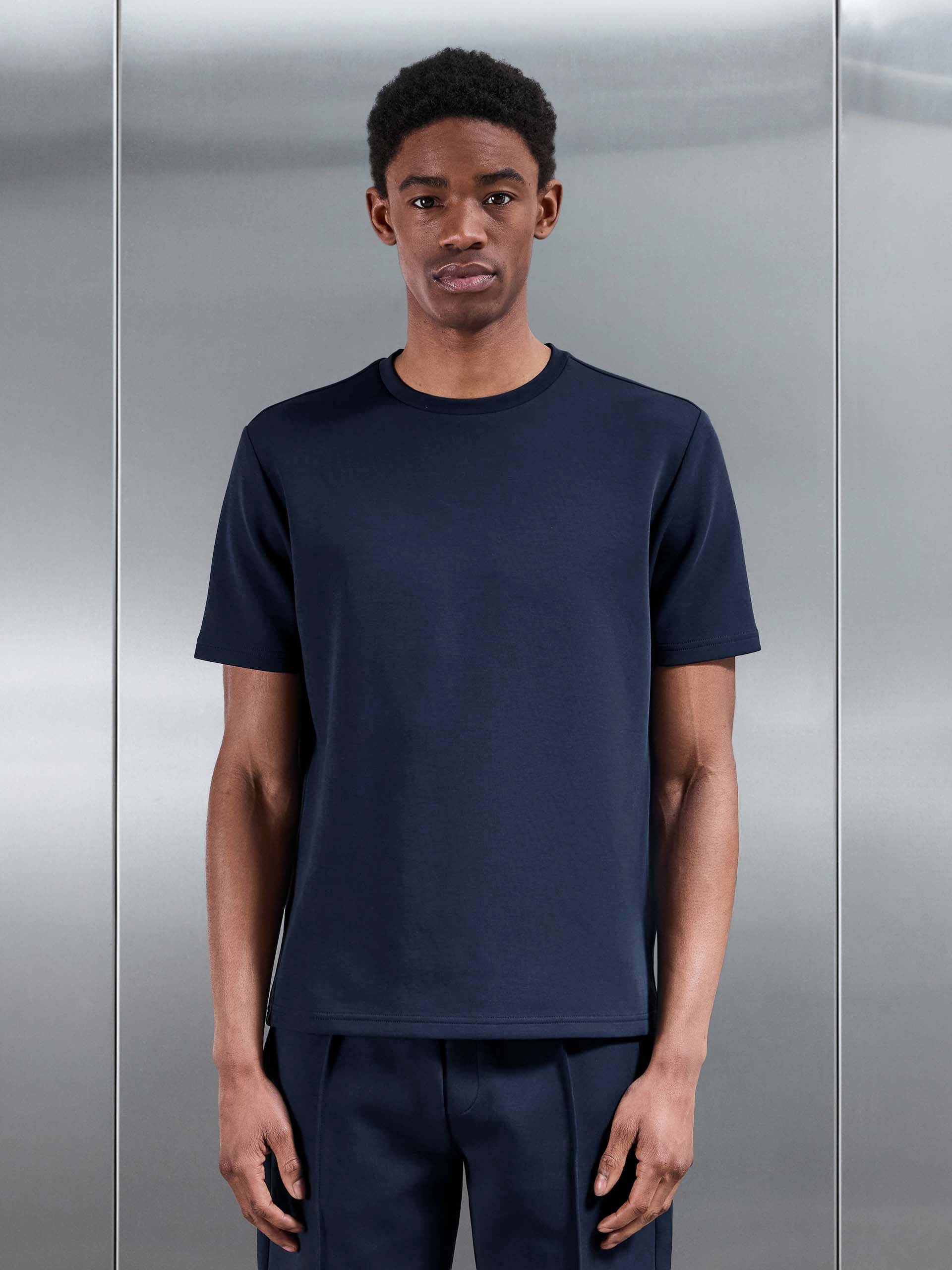 Everyday Luxe T-Shirt in Navy