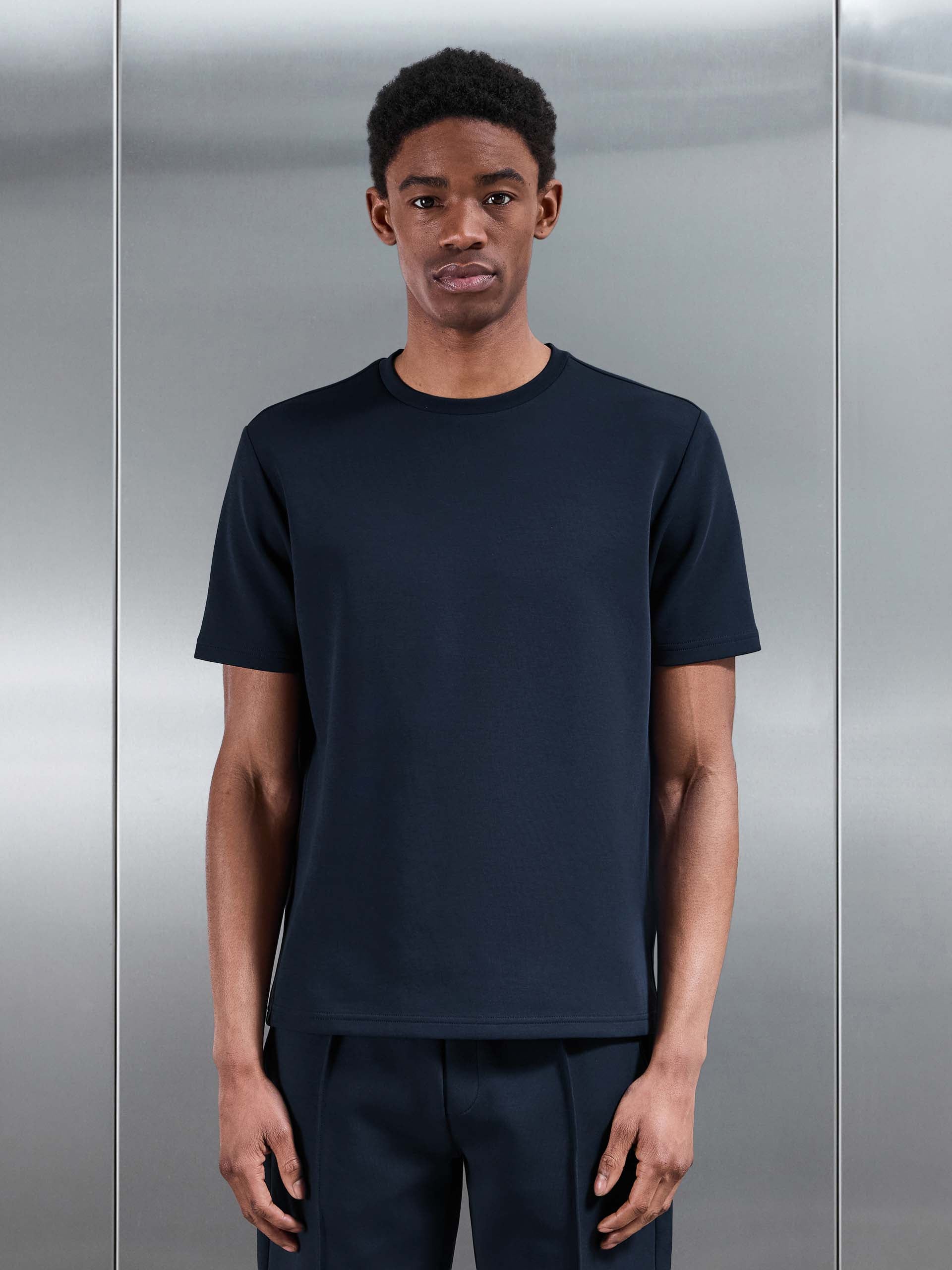Everyday Luxe T-Shirt in Navy