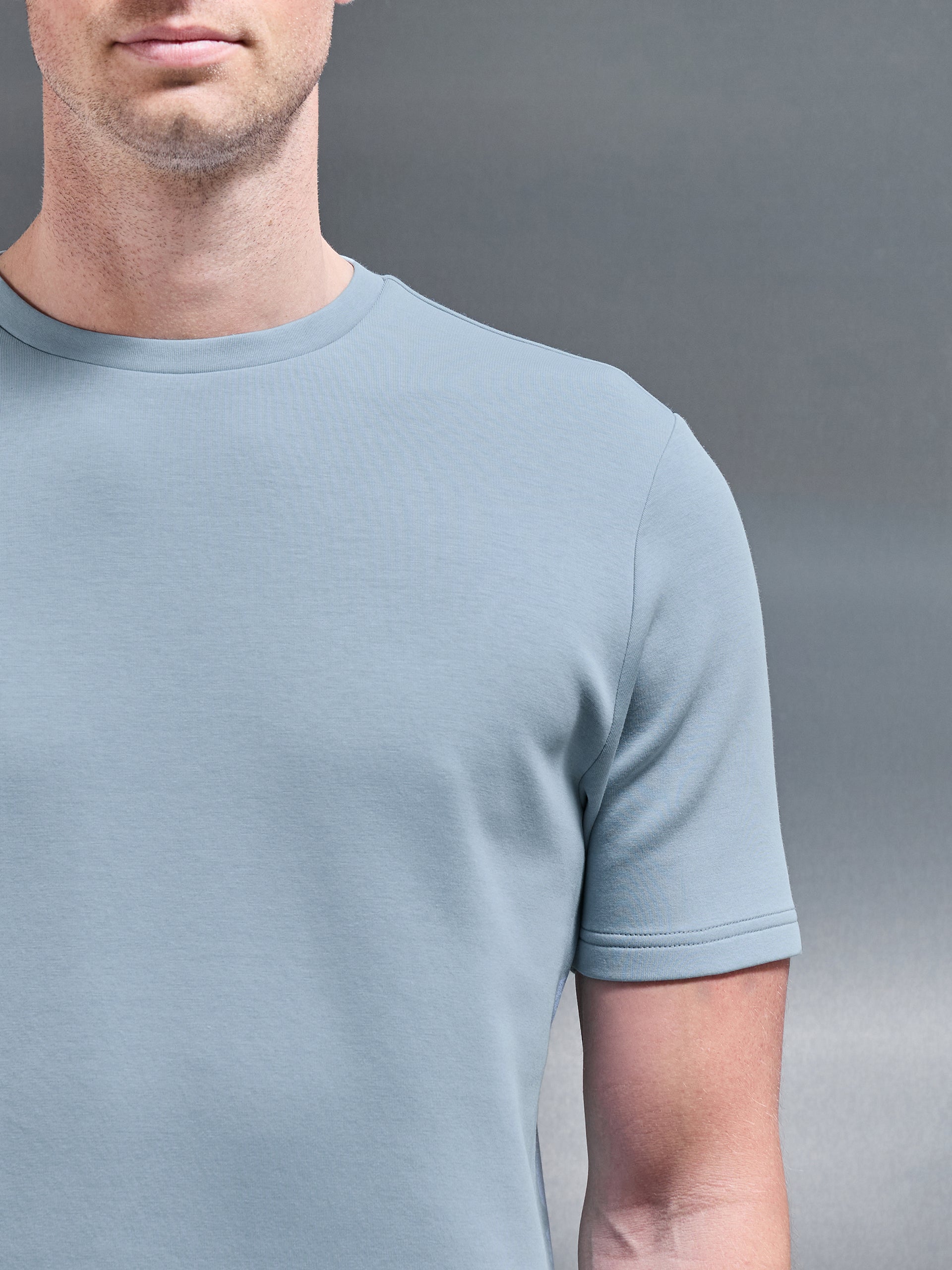 Everyday Luxe T-Shirt in Soft Blue