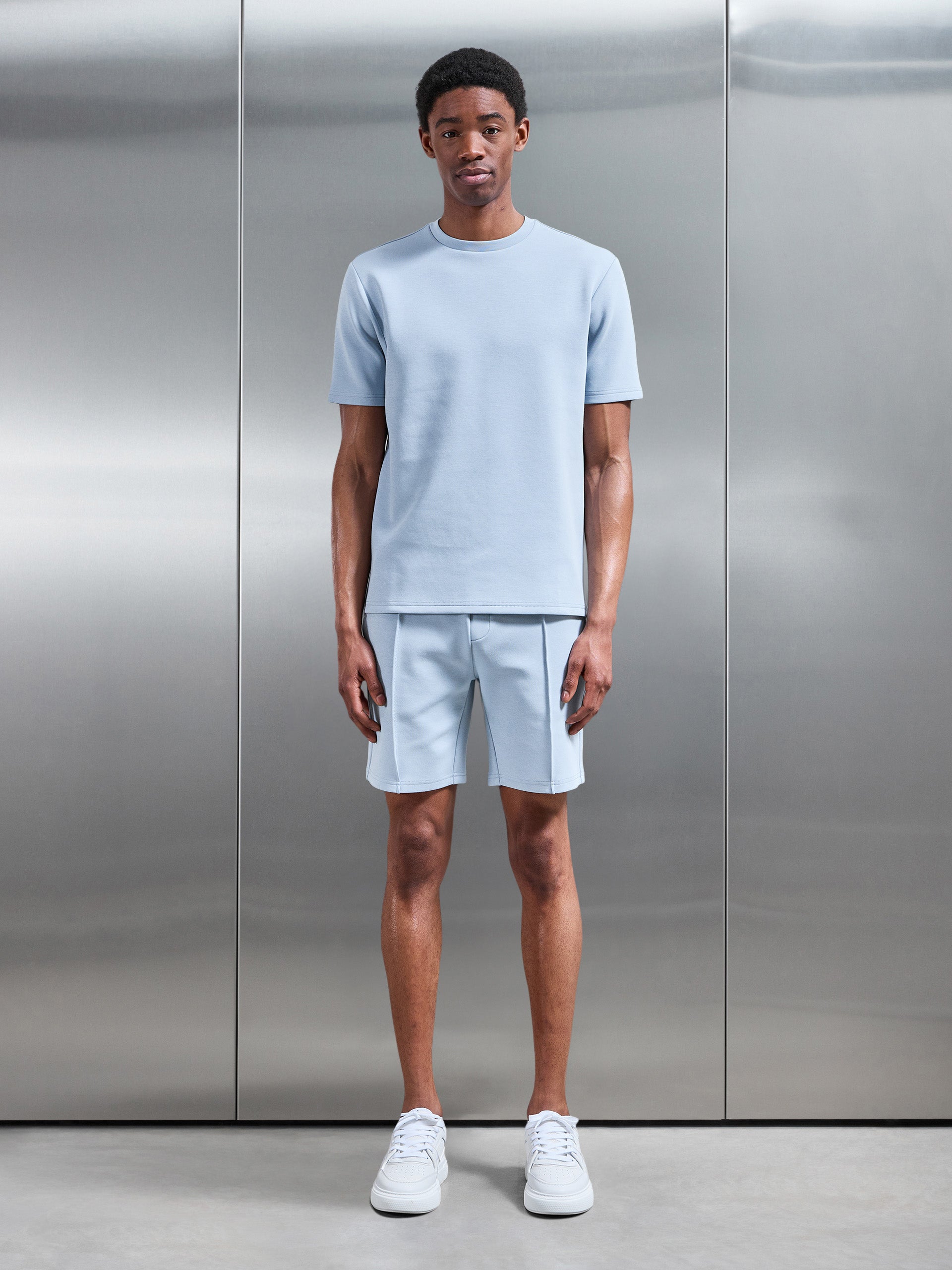 Everyday Luxe T-Shirt in Soft Blue