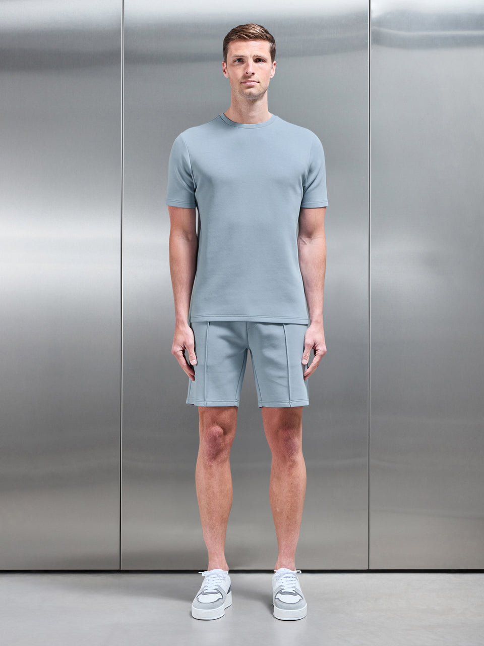 Everyday Luxe T-Shirt in Soft Blue