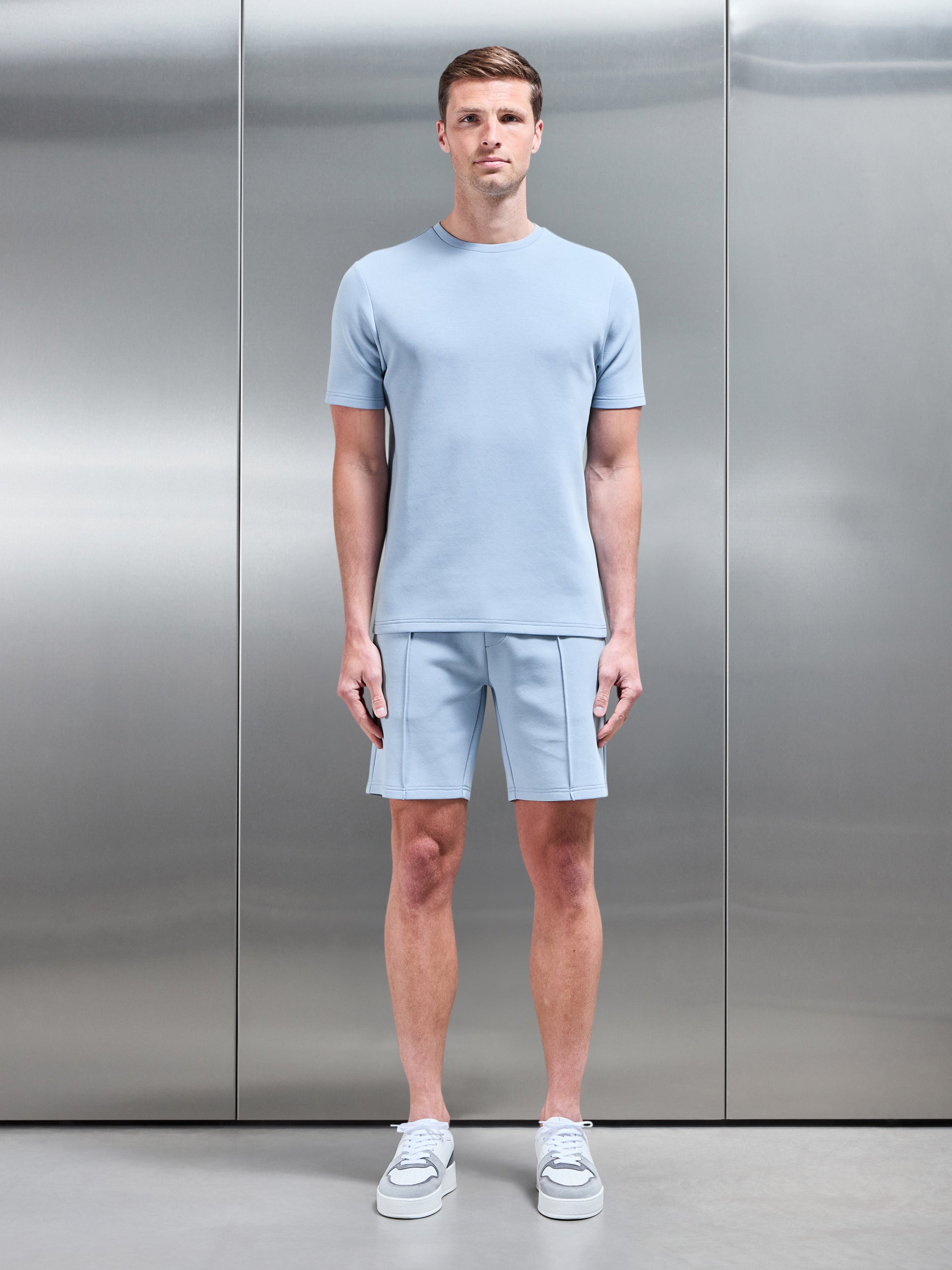 Everyday Luxe T-Shirt in Soft Blue