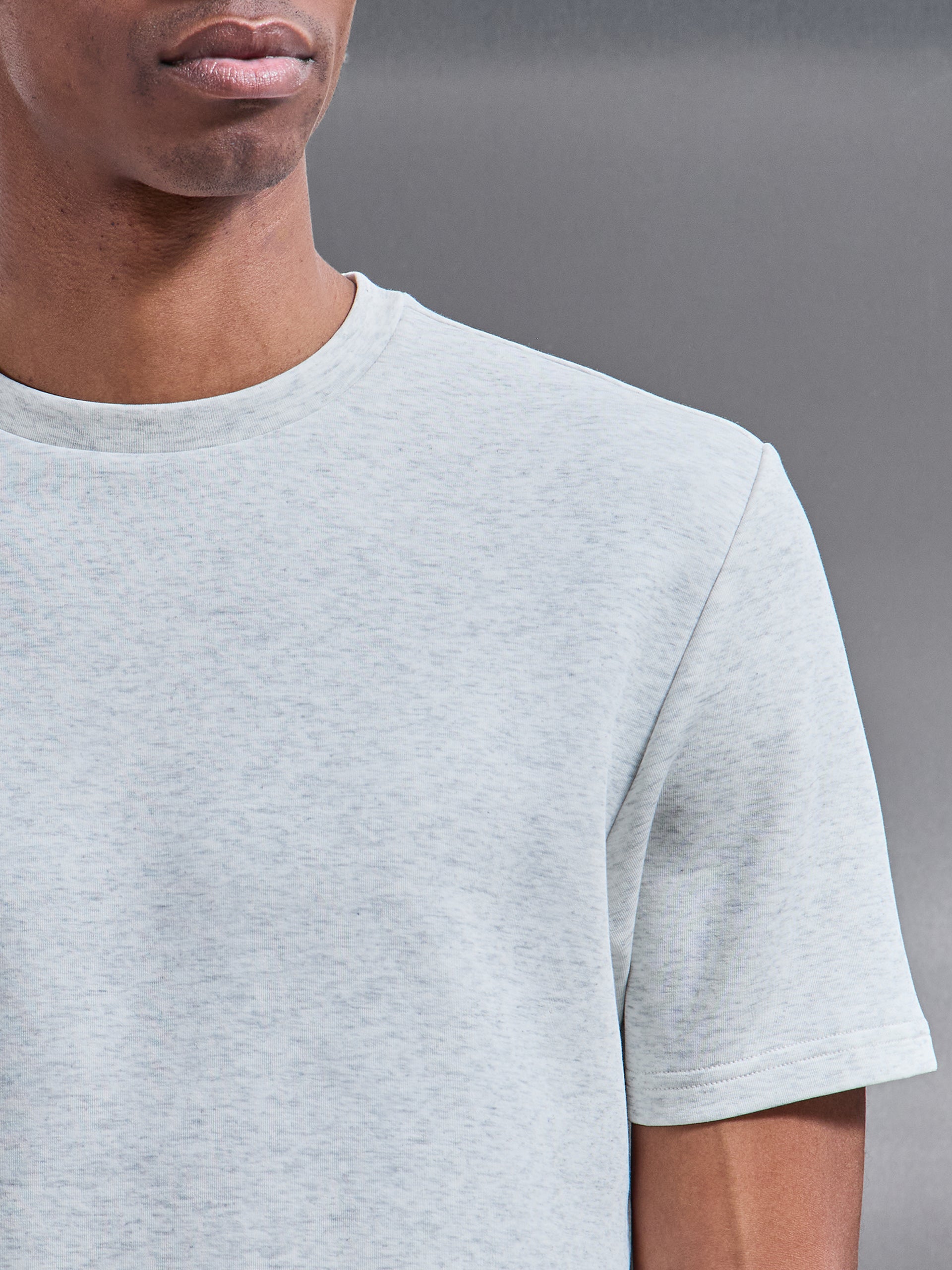 Everyday Luxe T-Shirt in White Marl