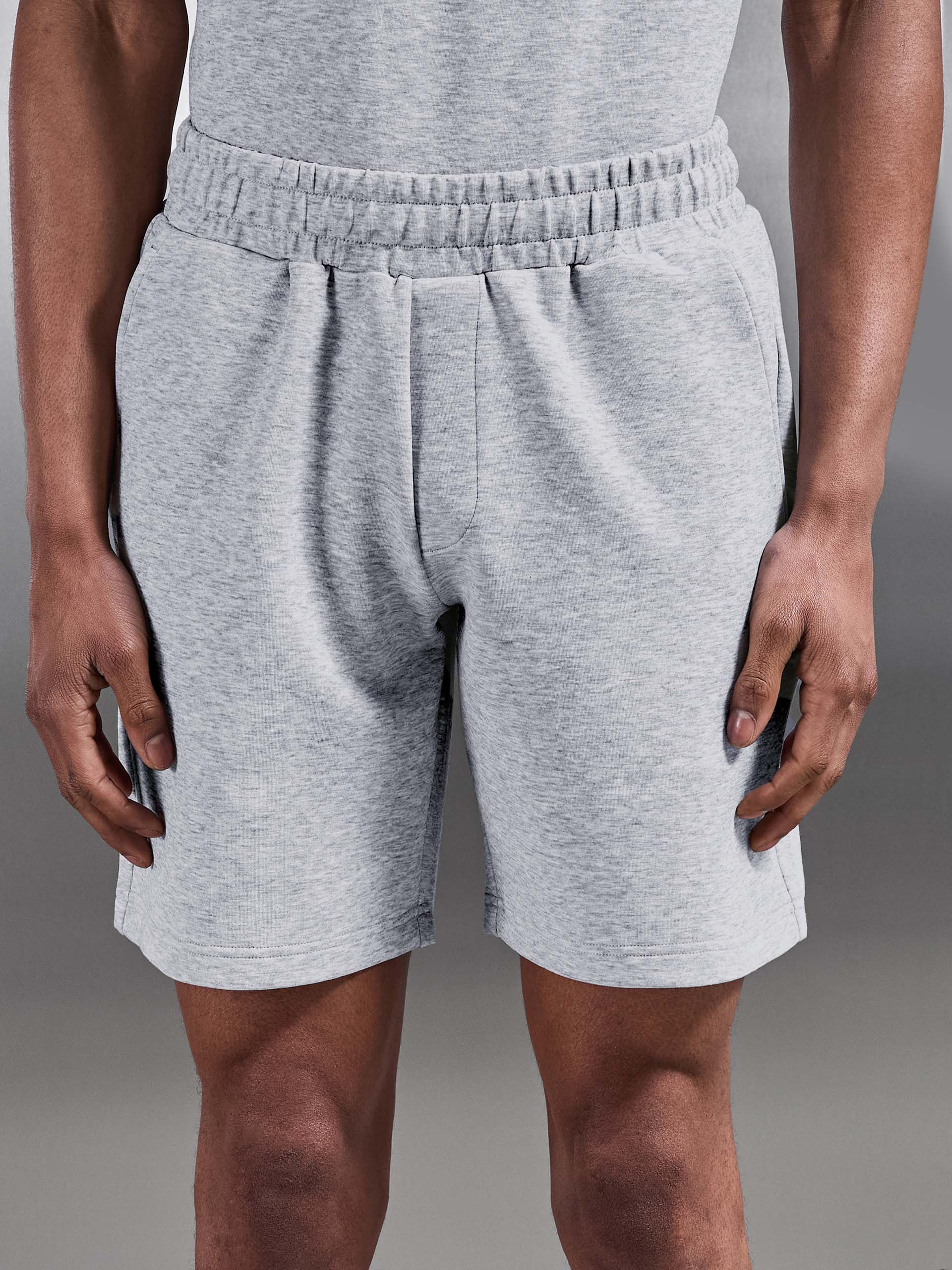 Everyday Luxe Relaxed Short in Marl Grey