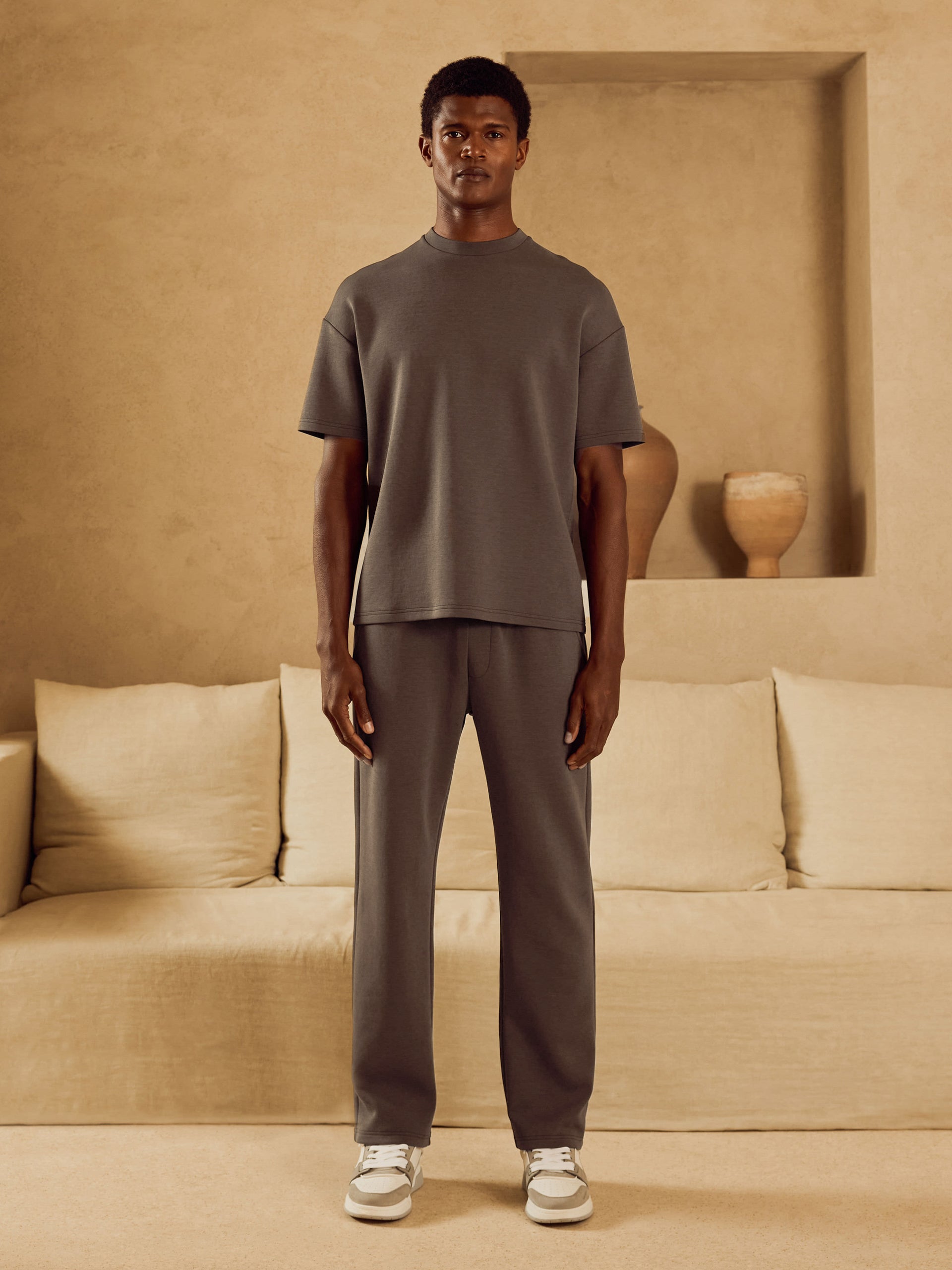 Everyday Luxe Relaxed T-Shirt in Brown