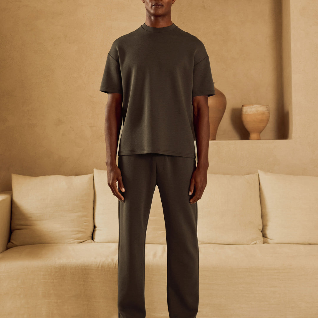 Everyday Luxe Relaxed T-Shirt in Brown