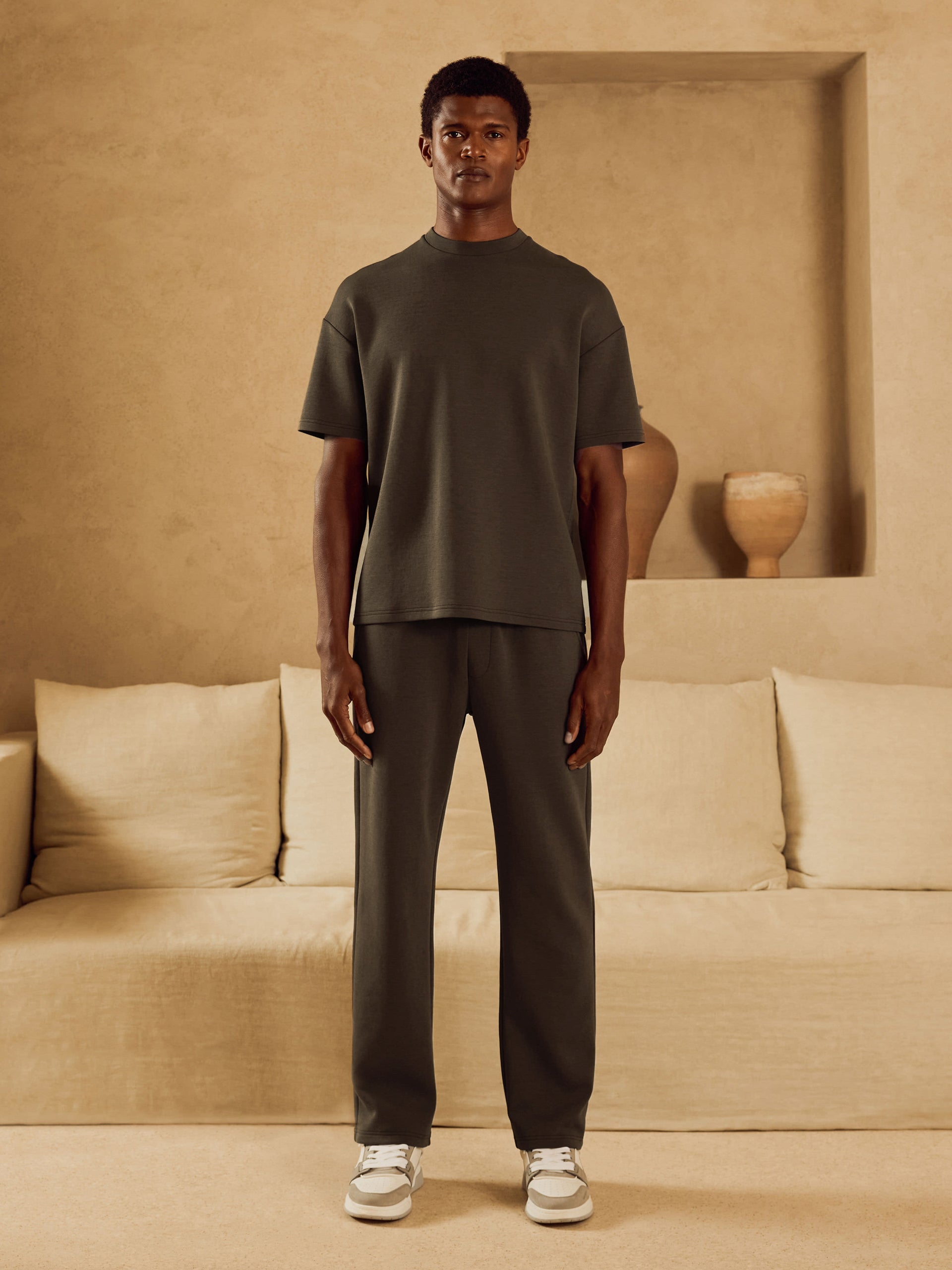 Everyday Luxe Relaxed T-Shirt in Brown