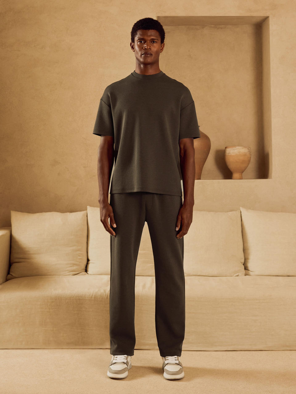 Everyday Luxe Relaxed T-Shirt in Brown