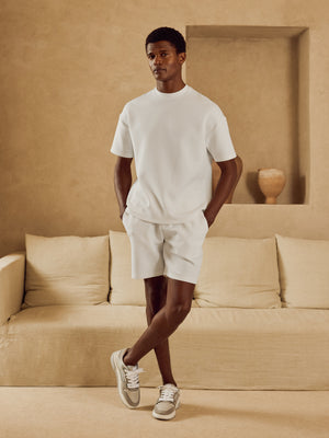Everyday Luxe Relaxed T-Shirt in Off White