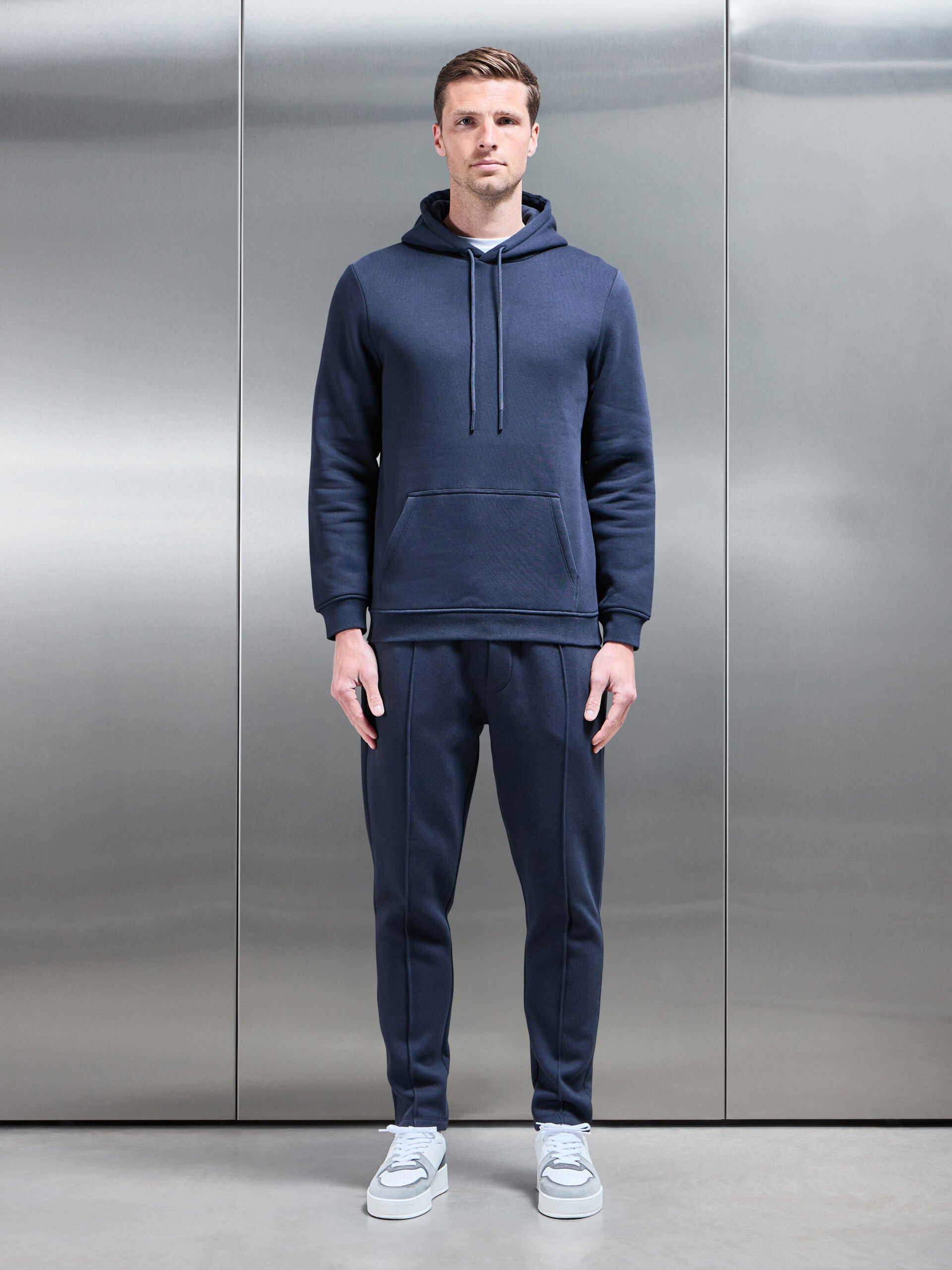 Essential Hoodie in Navy