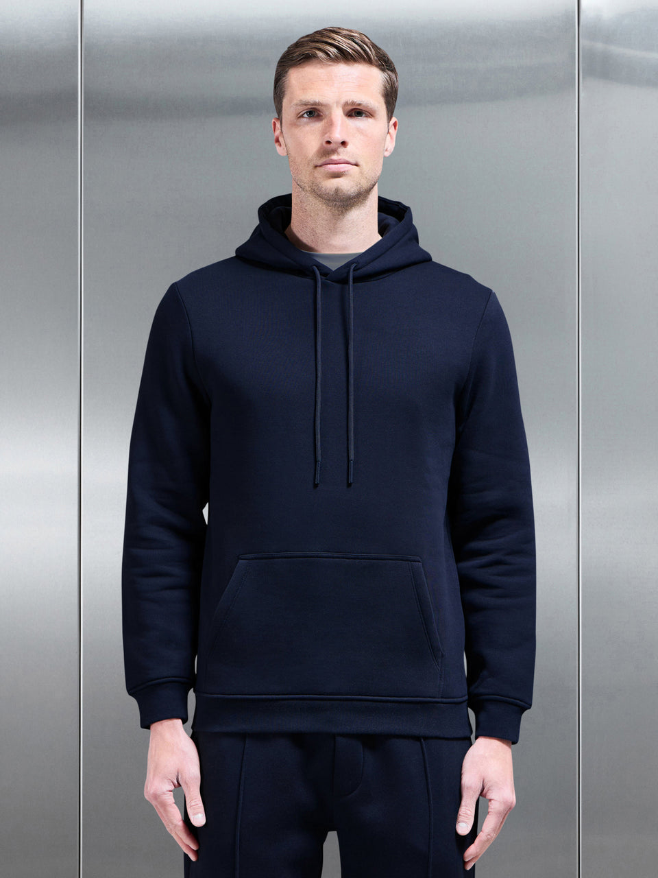Essential Hoodie in Navy
