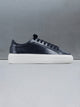 Essential Leather Trainer in Navy