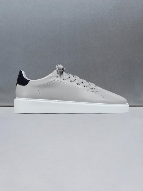 Everyday Leather Trainer in Grey