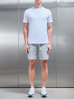 Flat Pocket Technical Cargo Short in Mid Grey