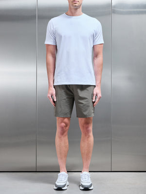 Flat Pocket Technical Cargo Short in Olive